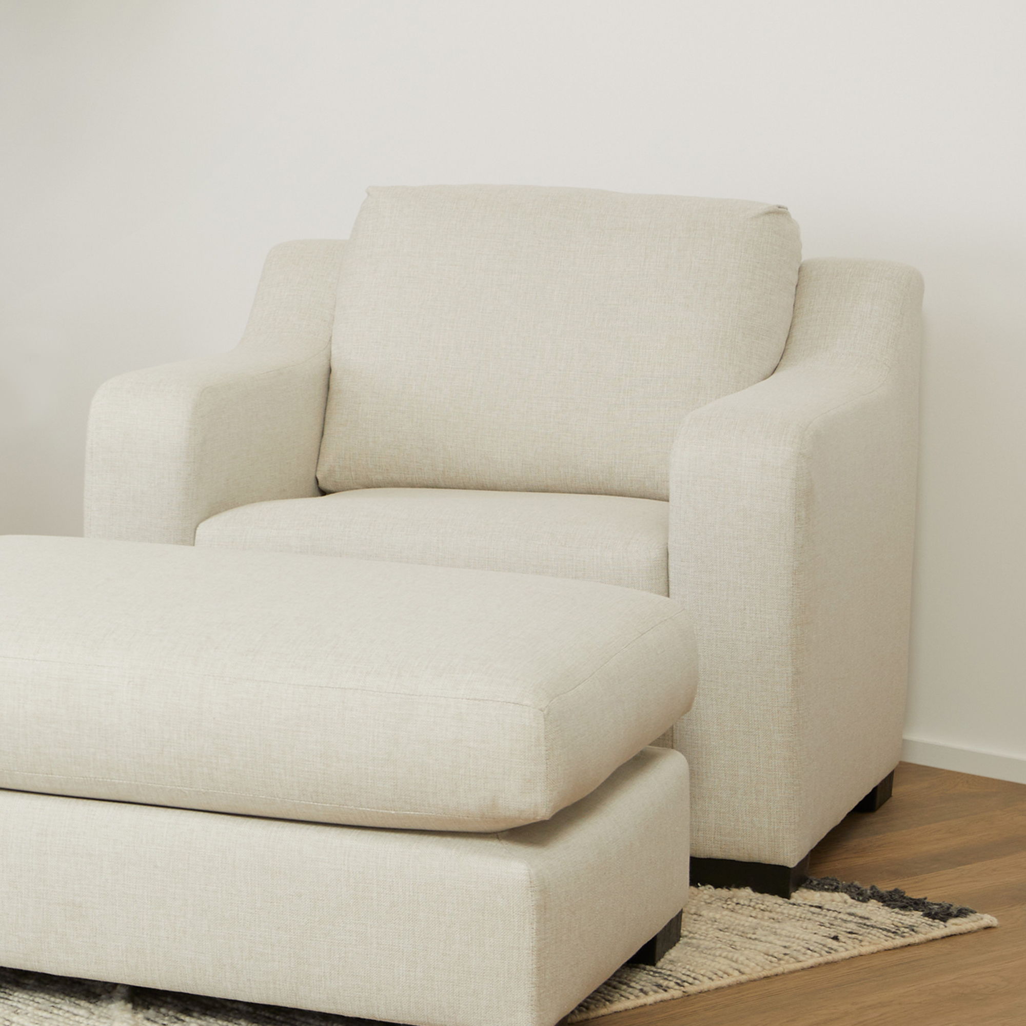 Quinn - Fabric Chair, gray