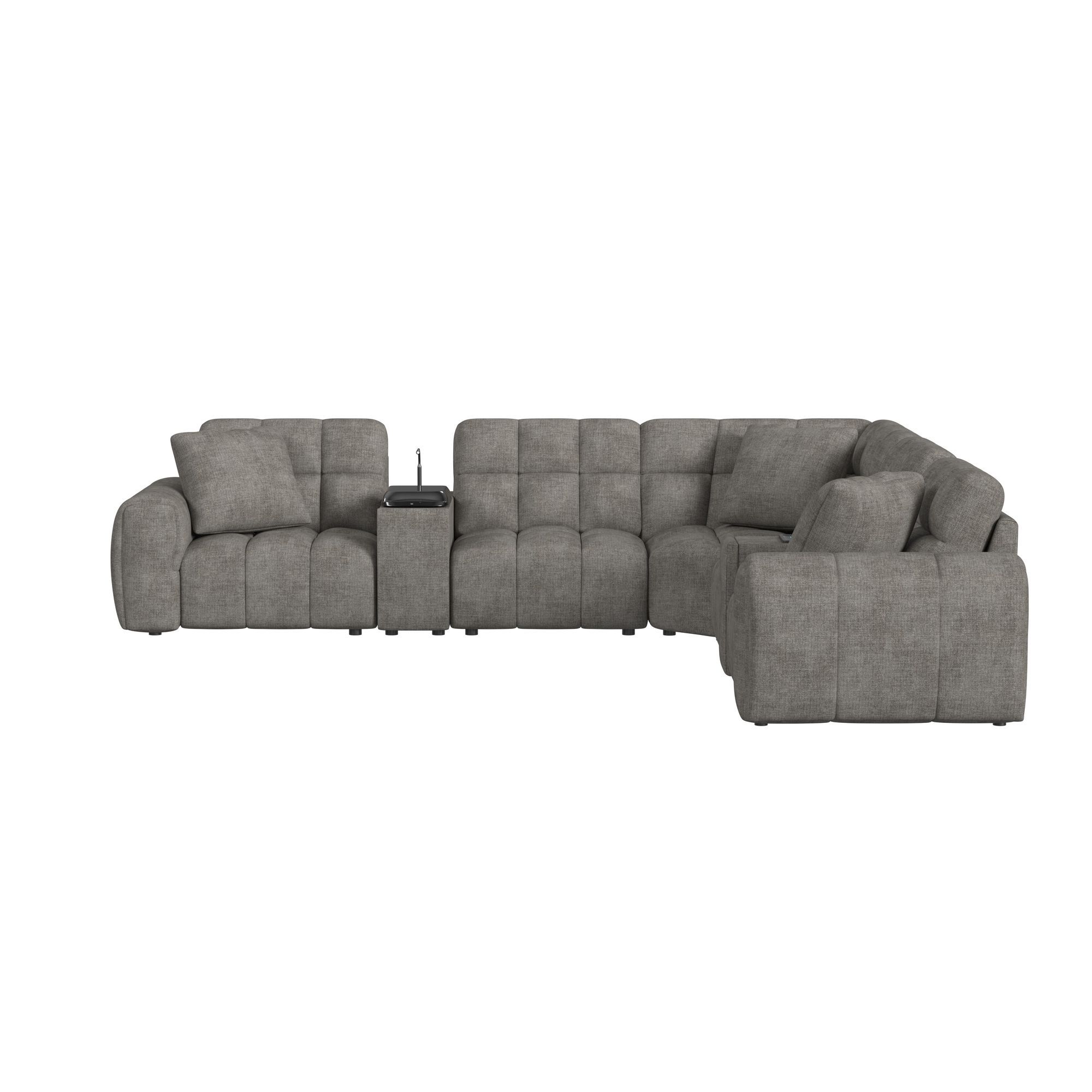 Odyssey - Console With Music Controller, FD Cup Holders, Reading Light - Amount Gray