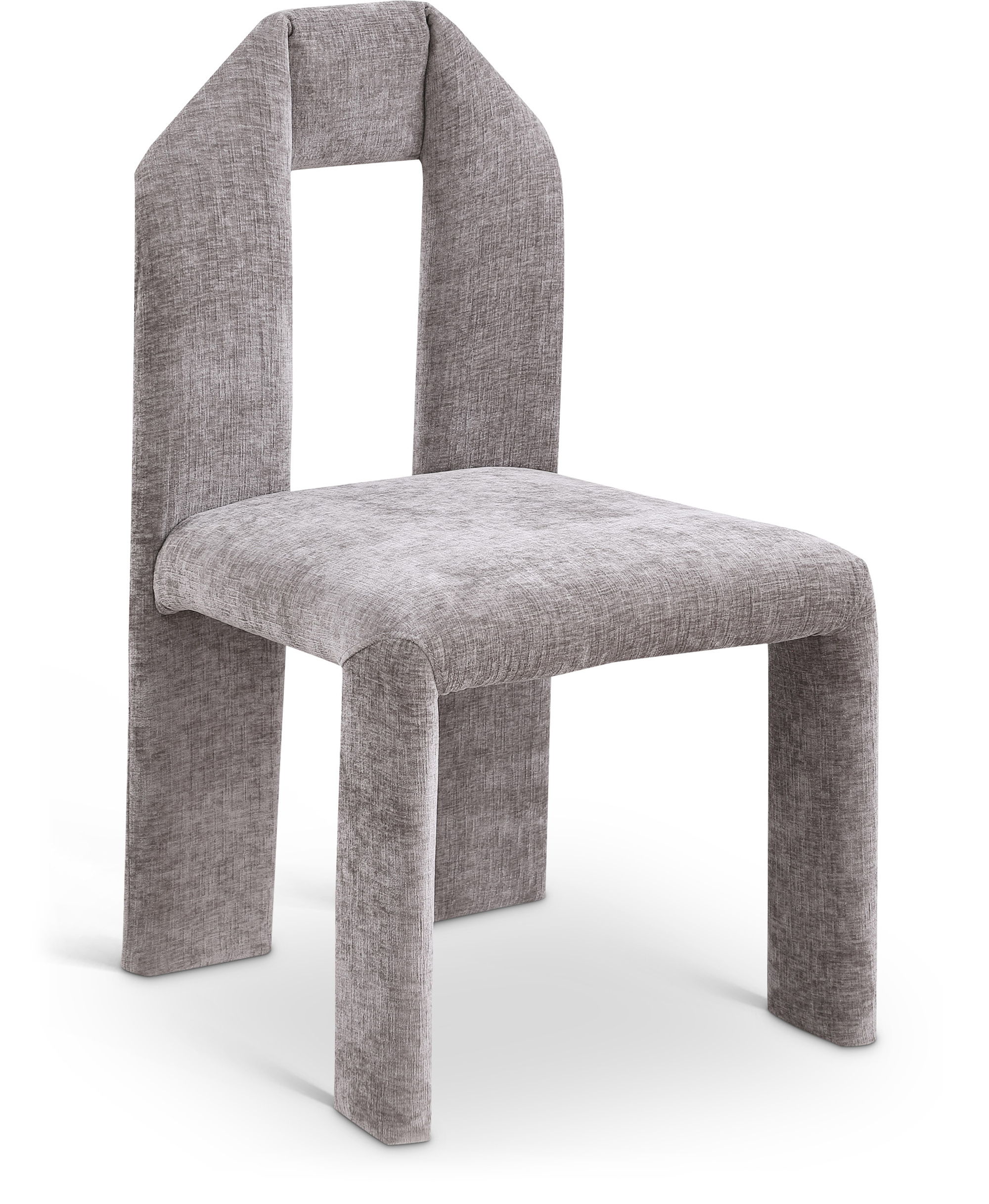 Bennett - Chenille Dining Chair (Set of 2) - Gray