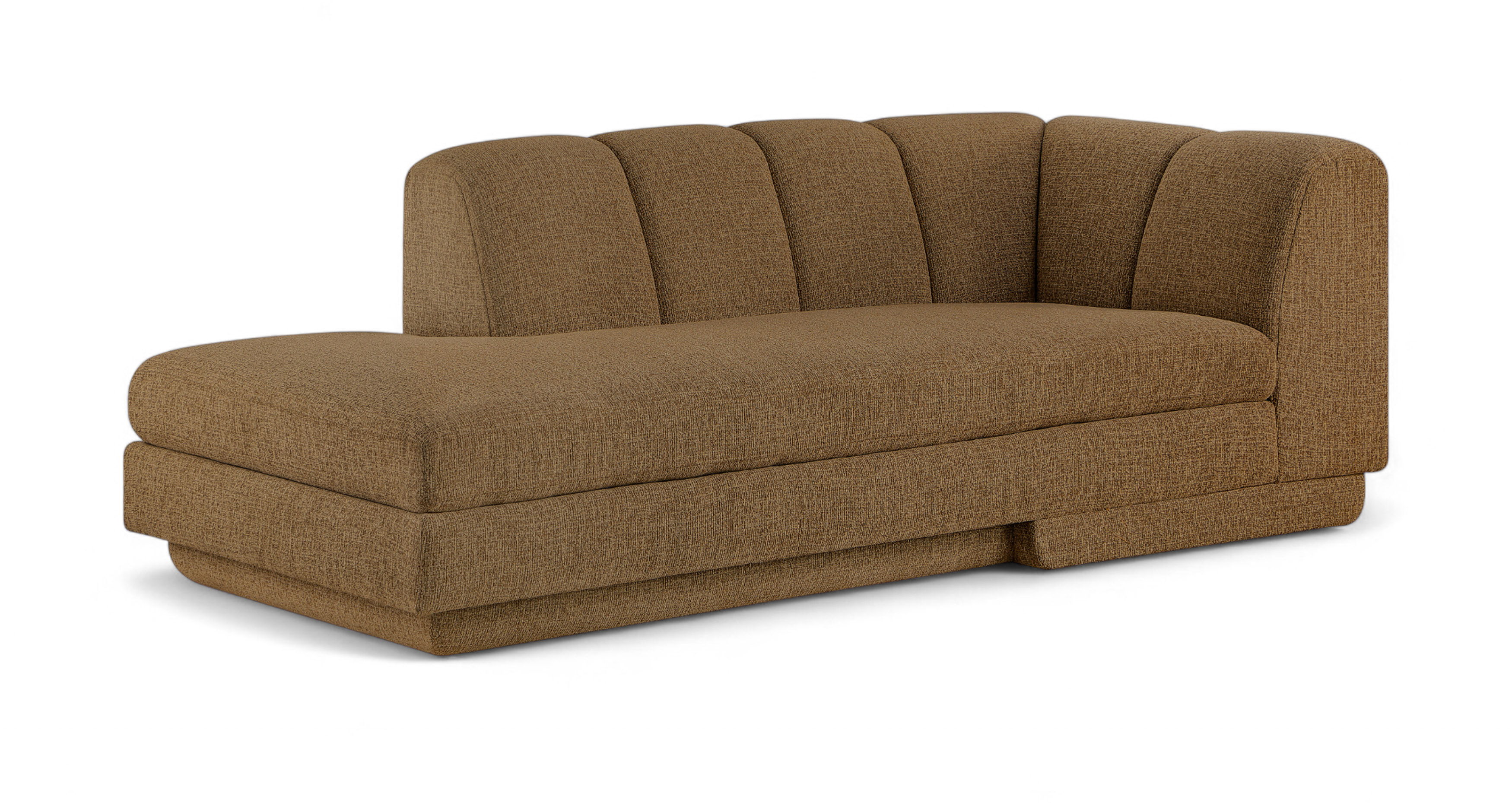 Fabric Upholstered Right Arm Chaise