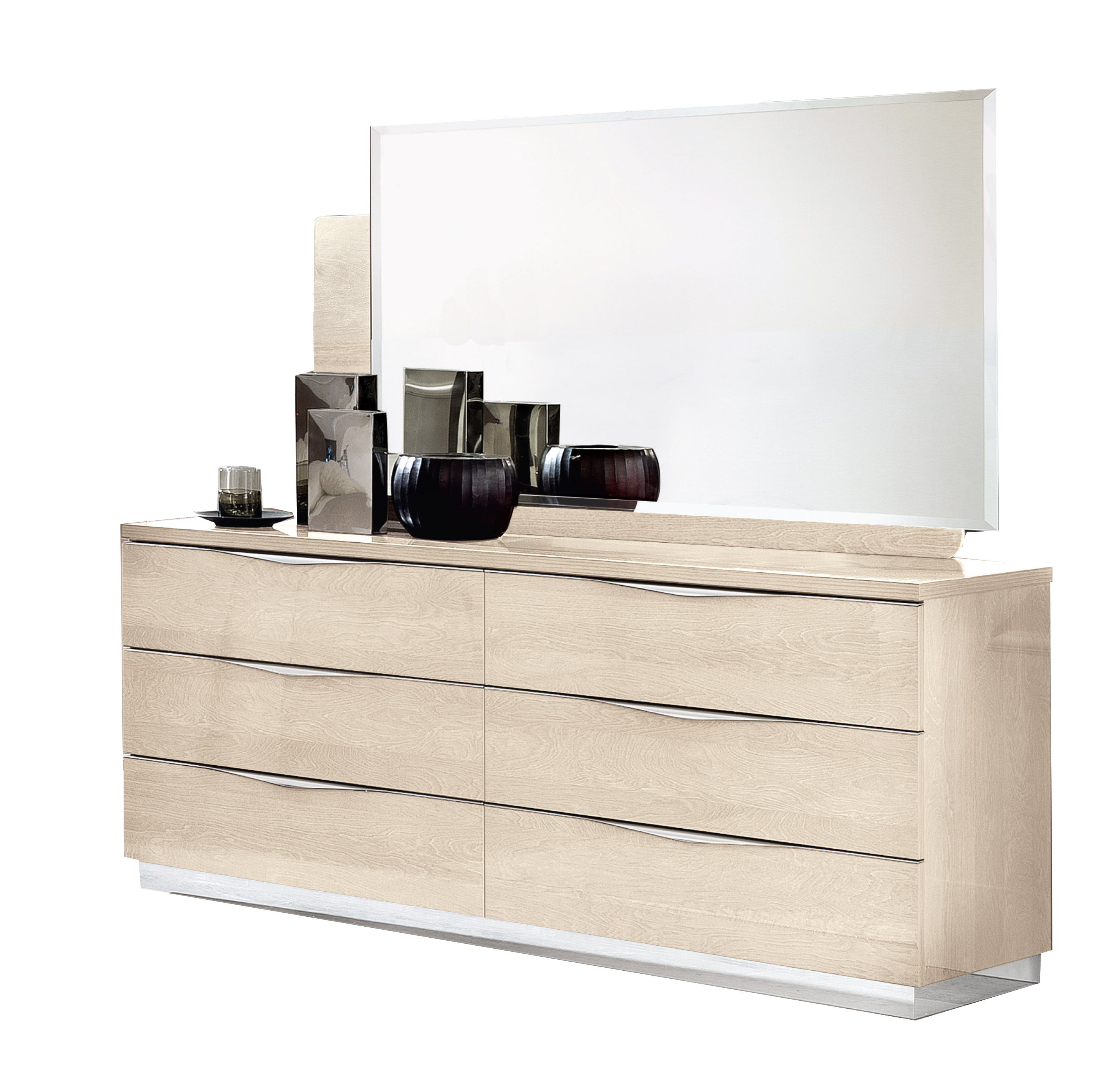 Platinum - Legno Double Dresser - Light Beige