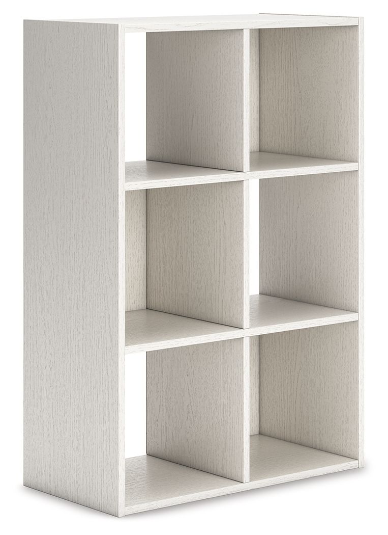 Aprilyn White Six Cube Organizer New Lots Furniture Online Store