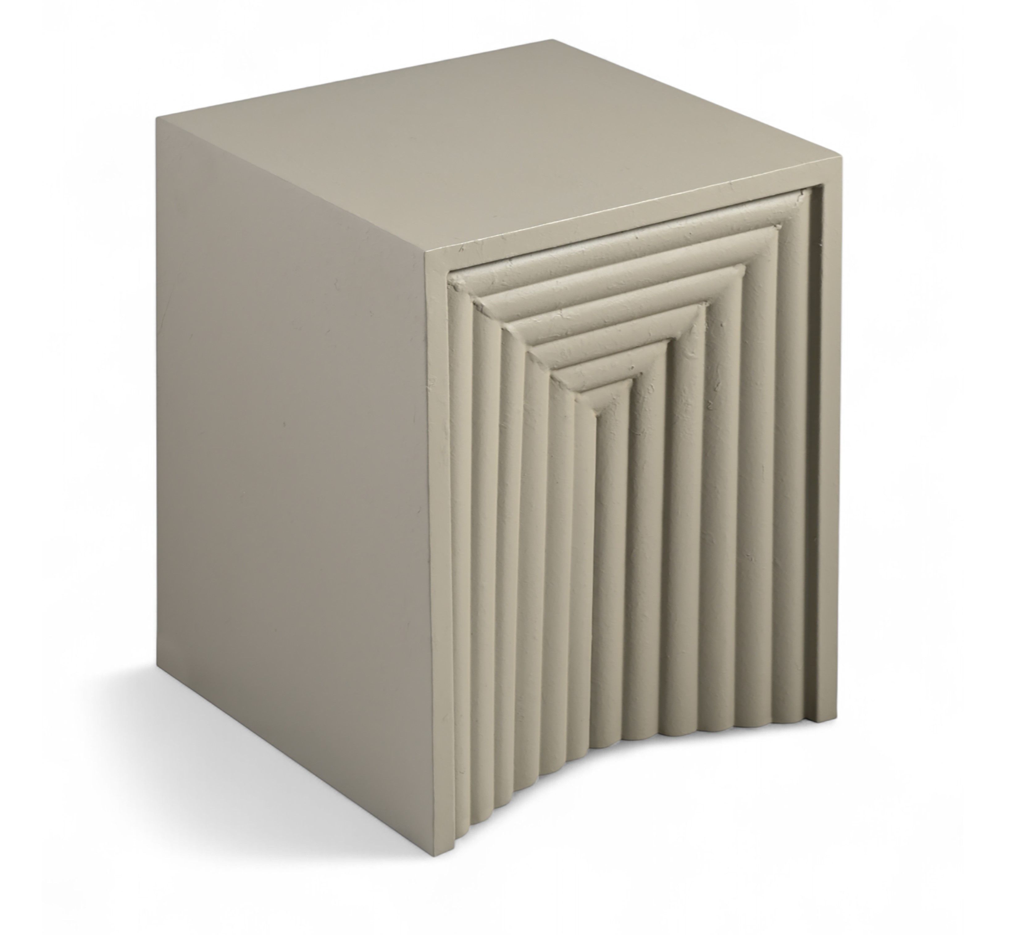 Centennial - Iron End Table - Taupe