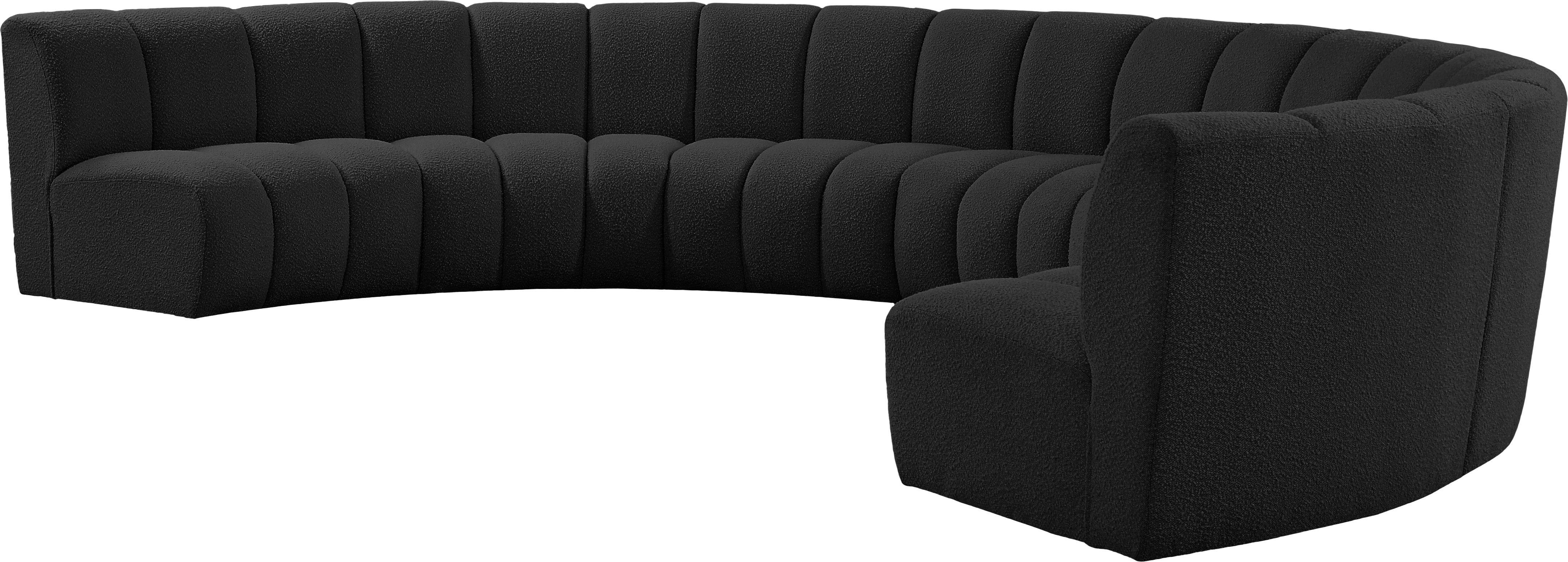 Infinity - 7 Piece Modular Sectional - Black