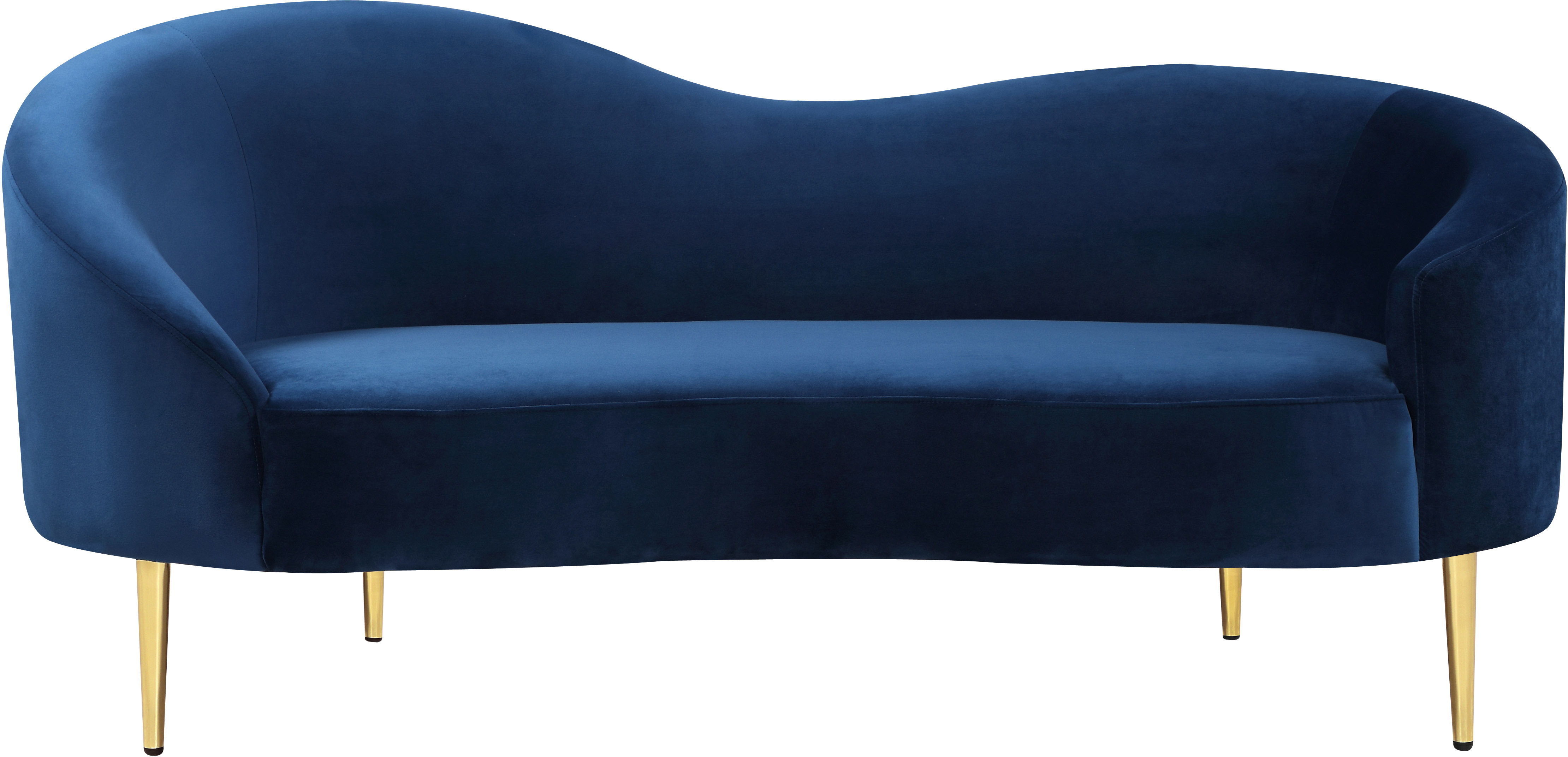 Ritz - Loveseat - Navy