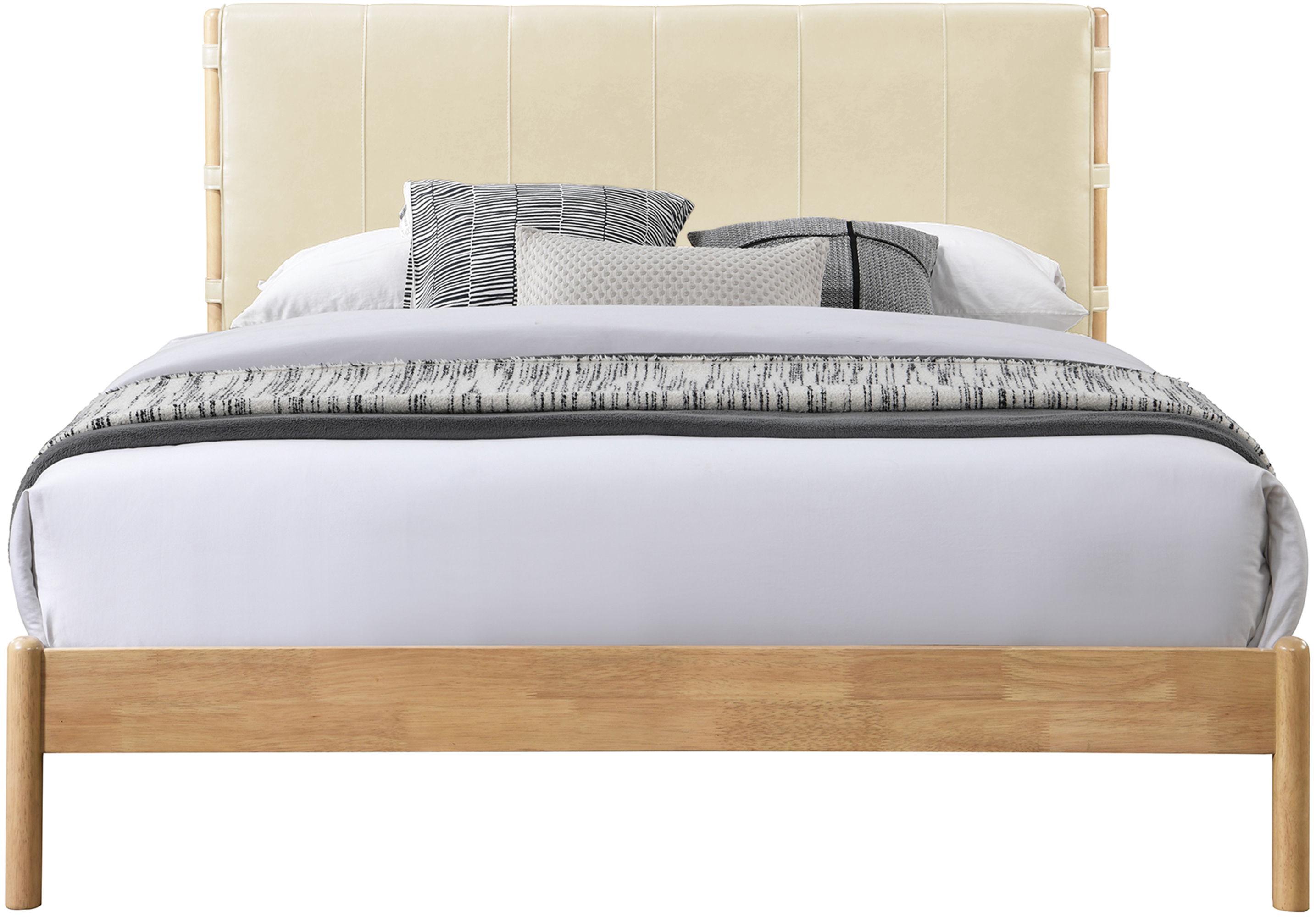 Asher - Queen Bed - Cream