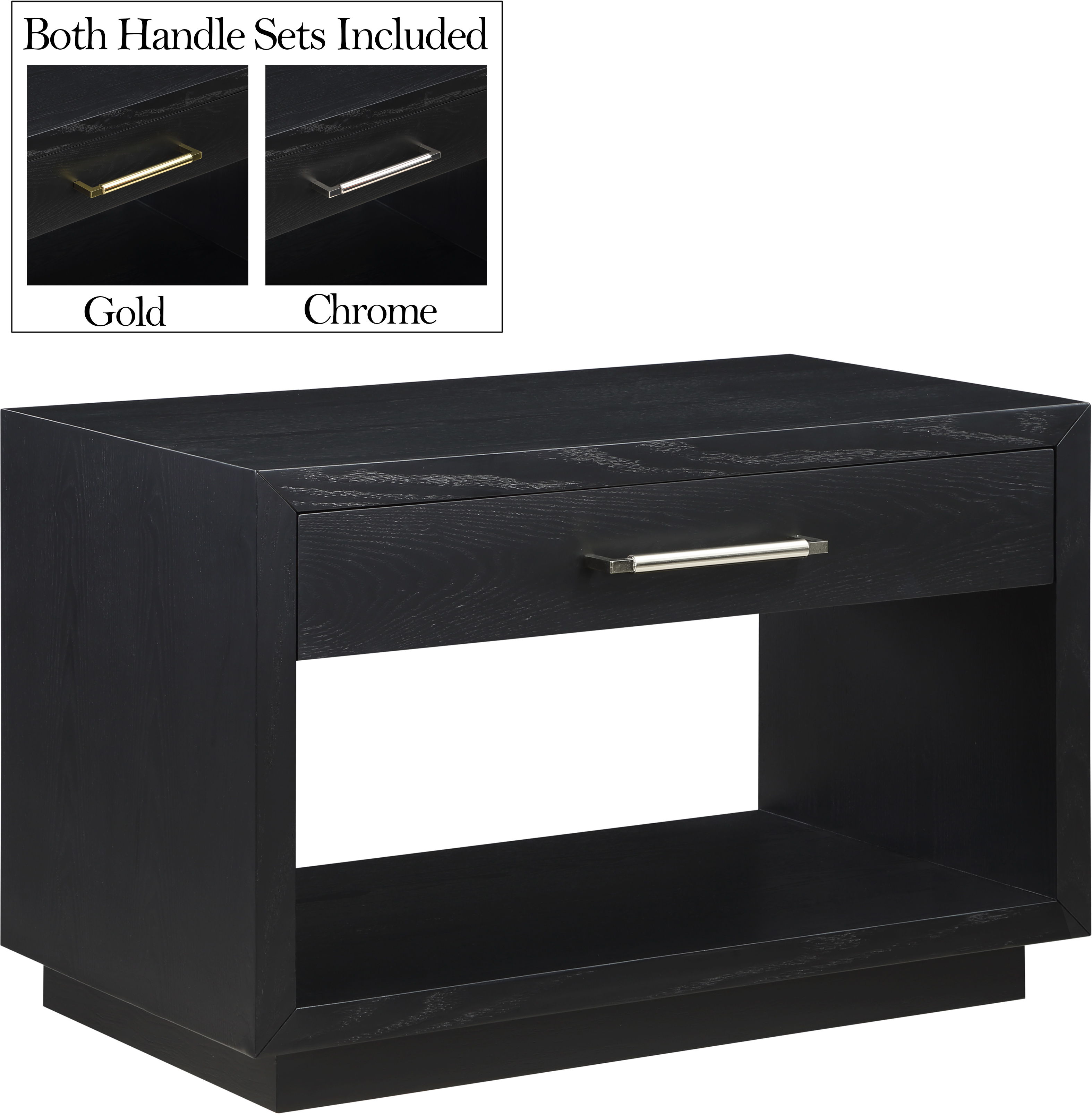Avery - Night Stand - Black