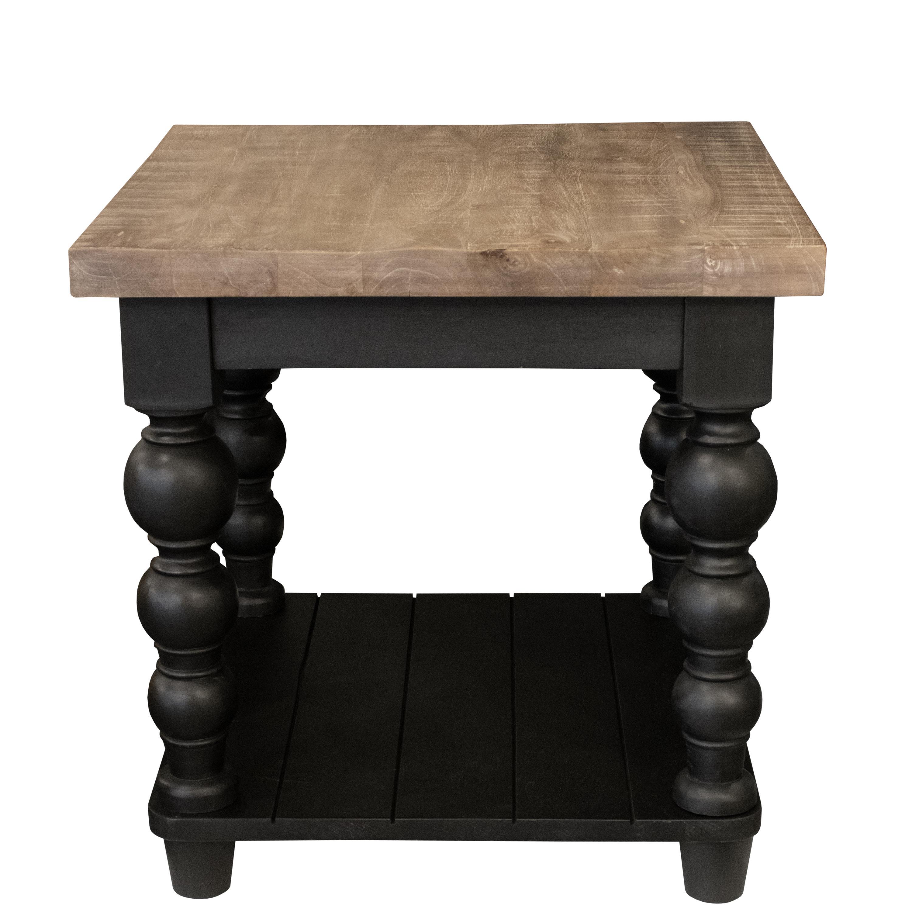 Riverside Furniture Mason - Square Side Table - Black
