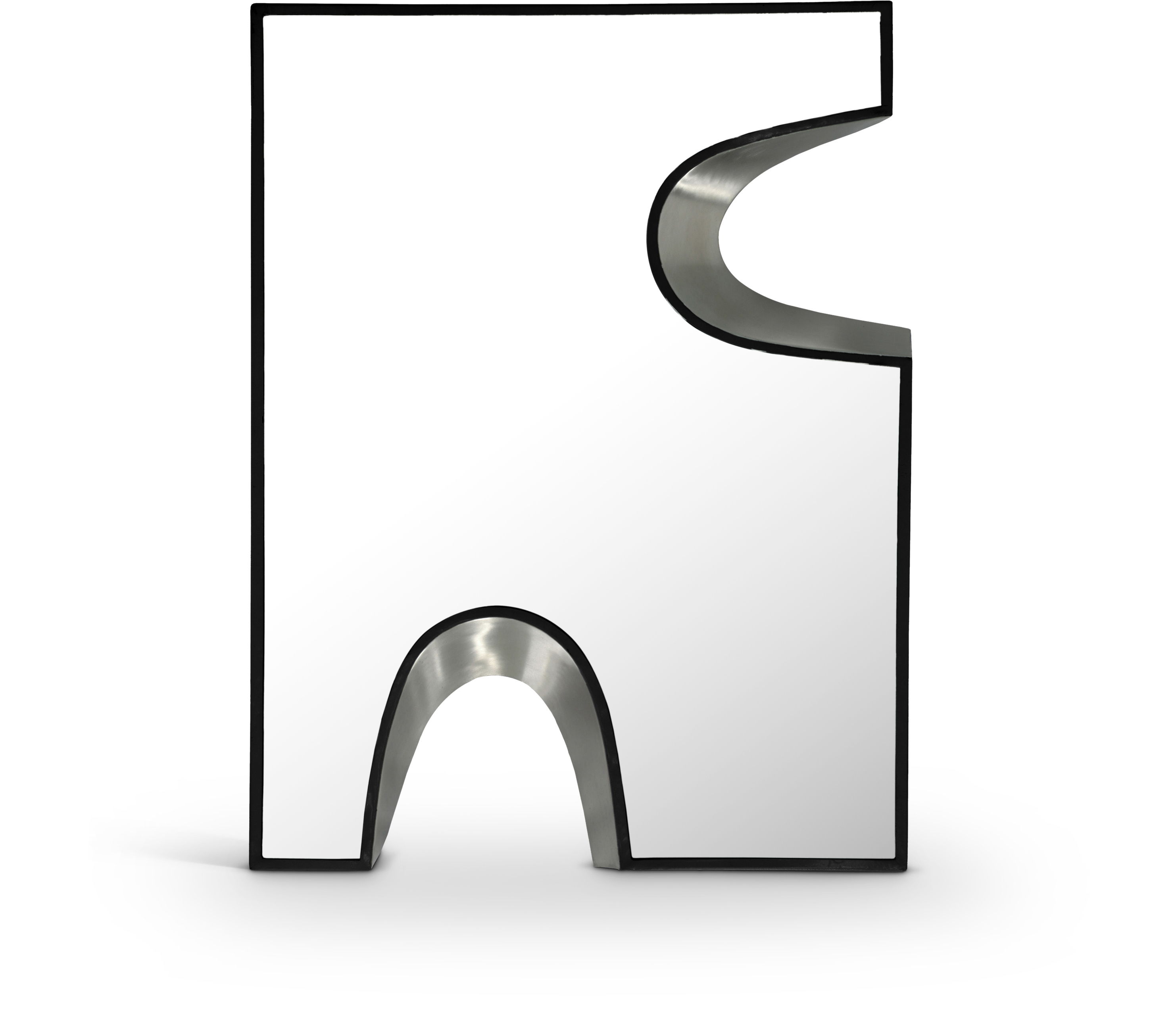 Soleil - 36" Mirror - Black / Silver