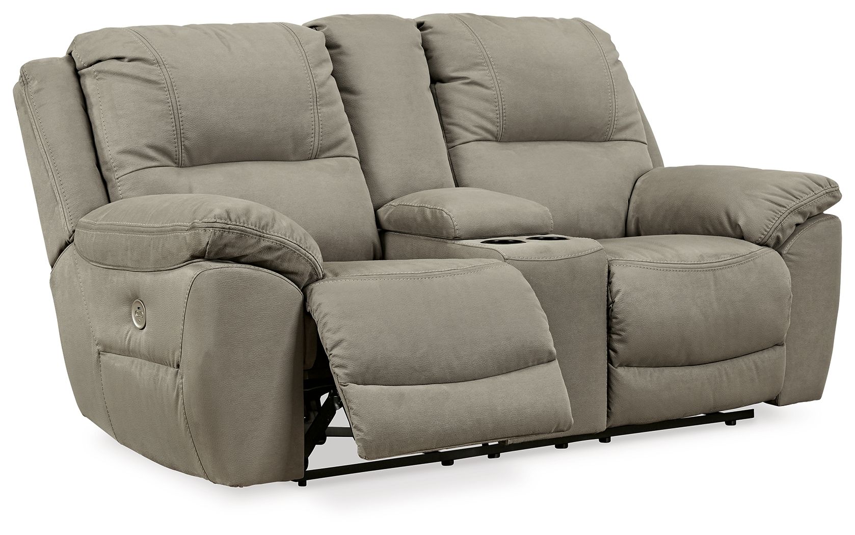 Ashley Furniture Next-Gen Gaucho - 2 Pc. - Reclining Power Sofa, Loveseat - Putty - Image 6
