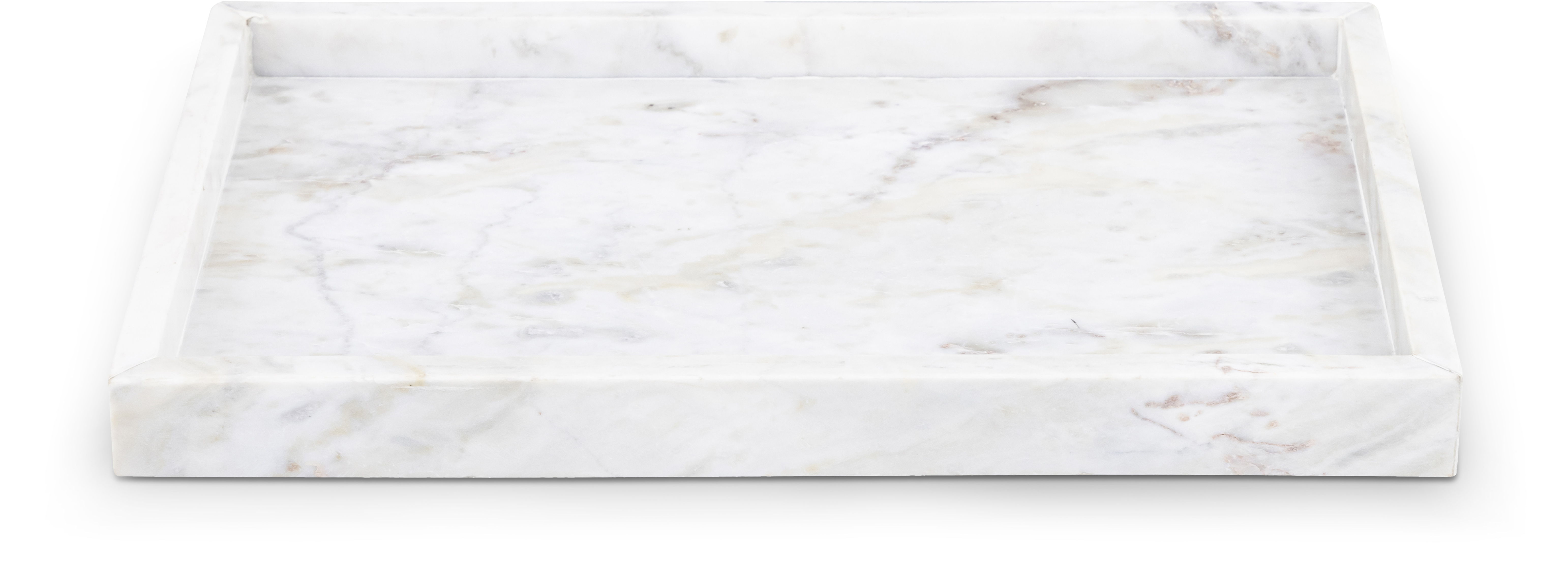 Barletta - Marble Rectangular Tray - White