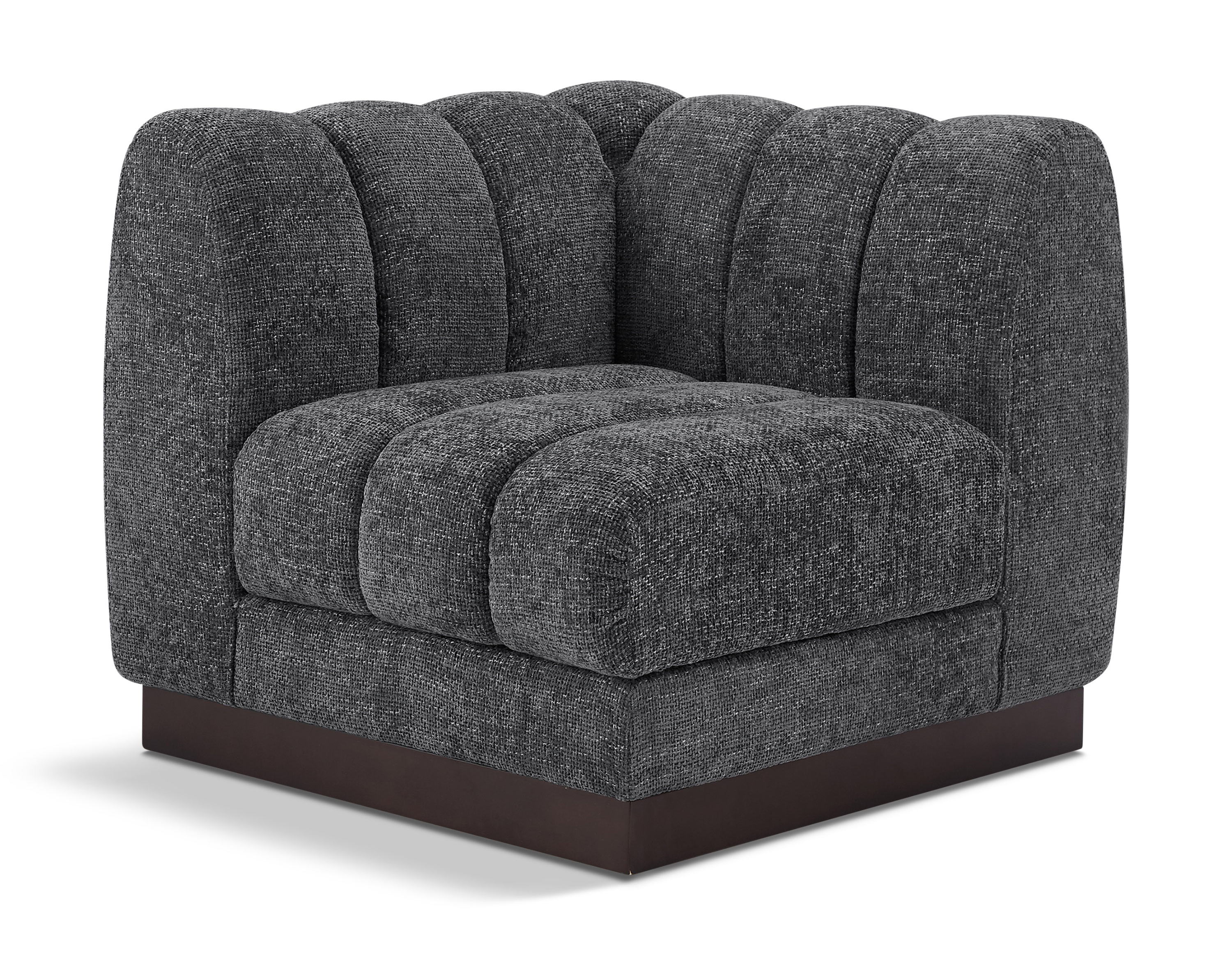 Quinn - Corner Chair - Gray