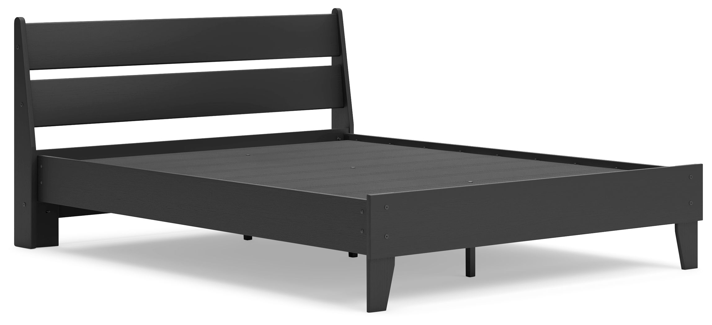 Socalle - Queen Panel Platform Bed - Black