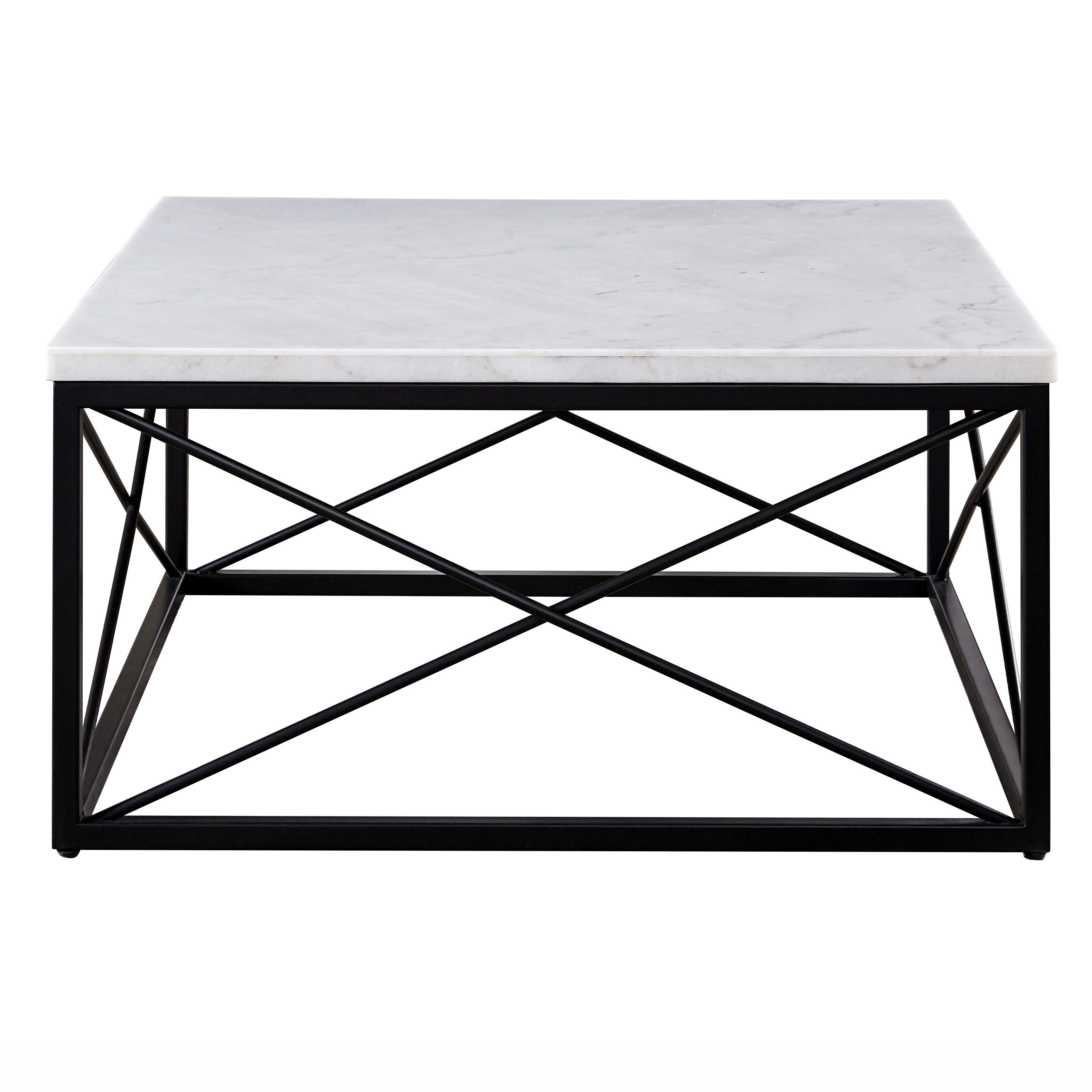Skyler - Coffee Table - White / Black