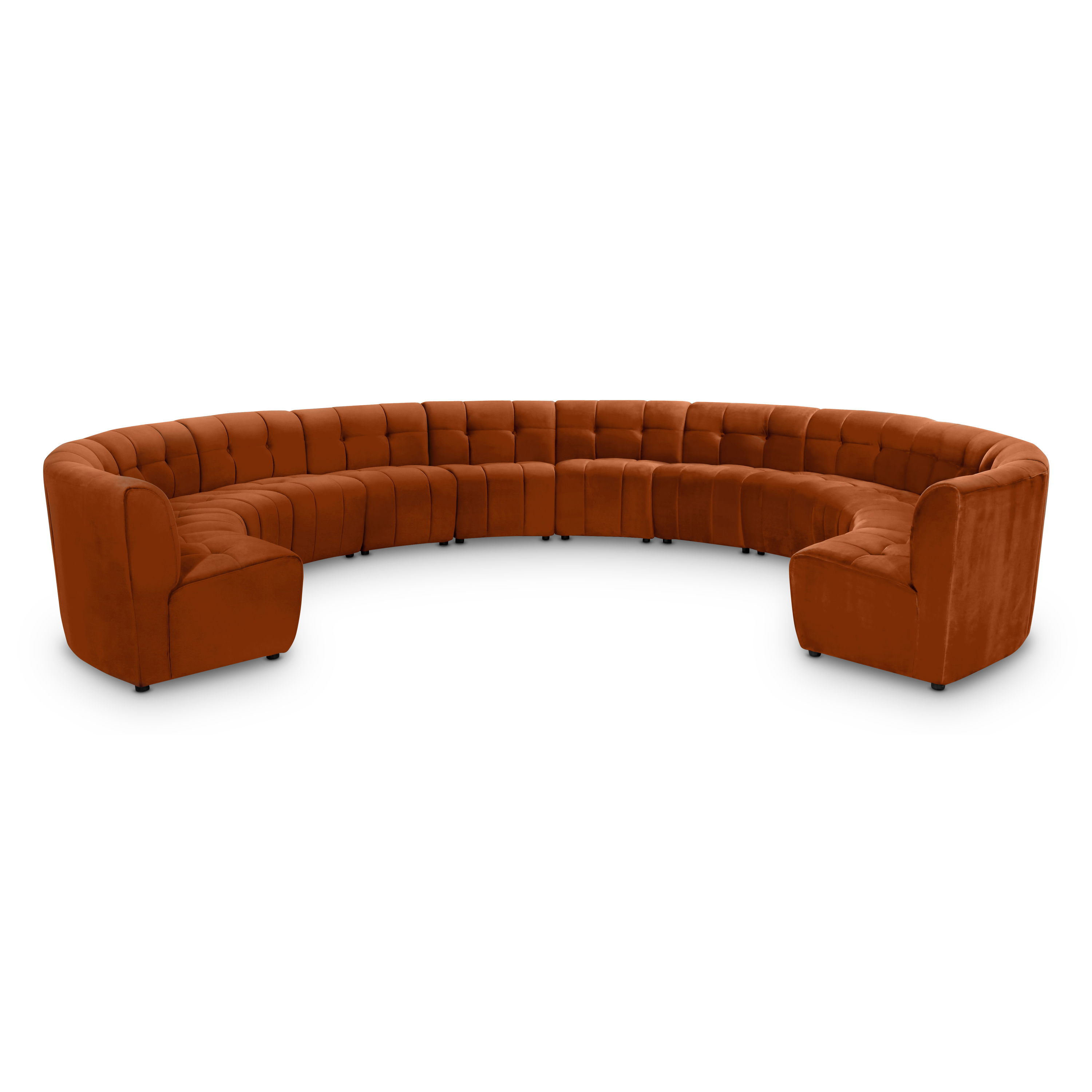 Limitless - 12 Piece Modular Sectional - Cognac