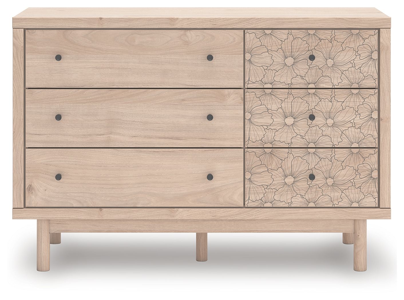 Ashley Furniture Arloster - Six Drawer Dresser - Tan - Image 5