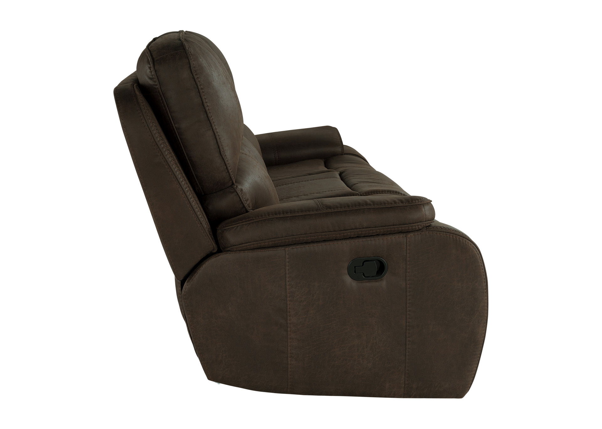 Brookings - Sofa With Dual Recliner - Brown