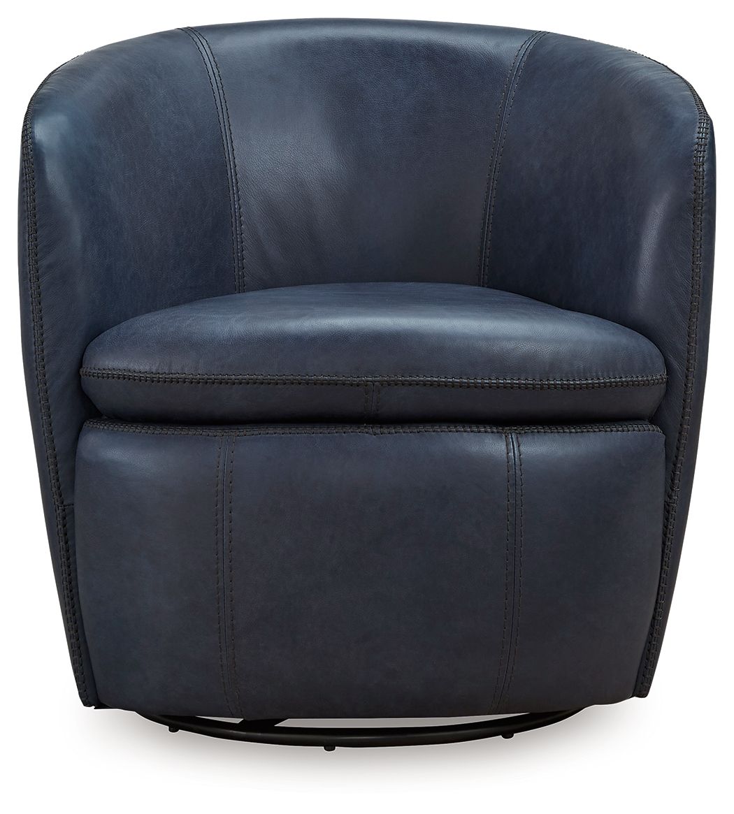 Ashley Furniture Kierreys - Swivel Chair - Ocean - Image 3