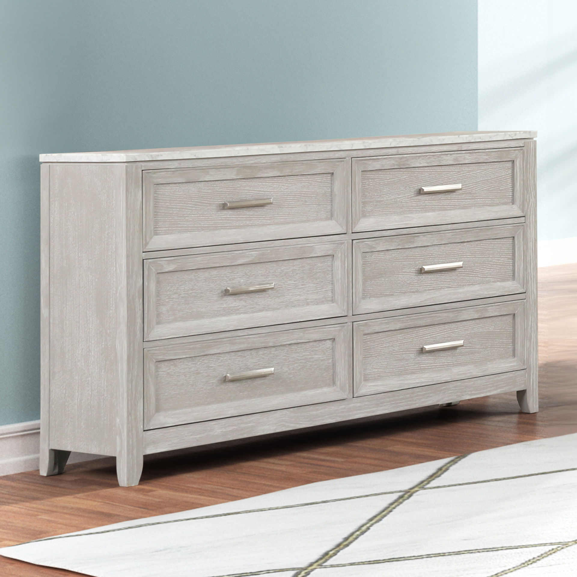 Fiona - Dresser - Mist Gray, light gray, view 7