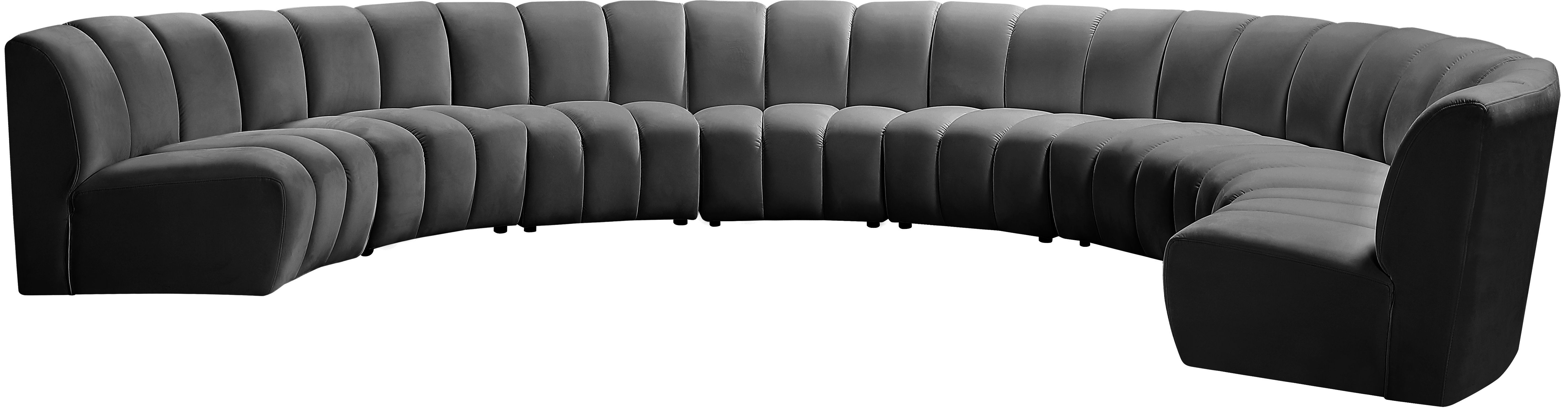 Infinity - 8 Piece Modular Sectional - Gray