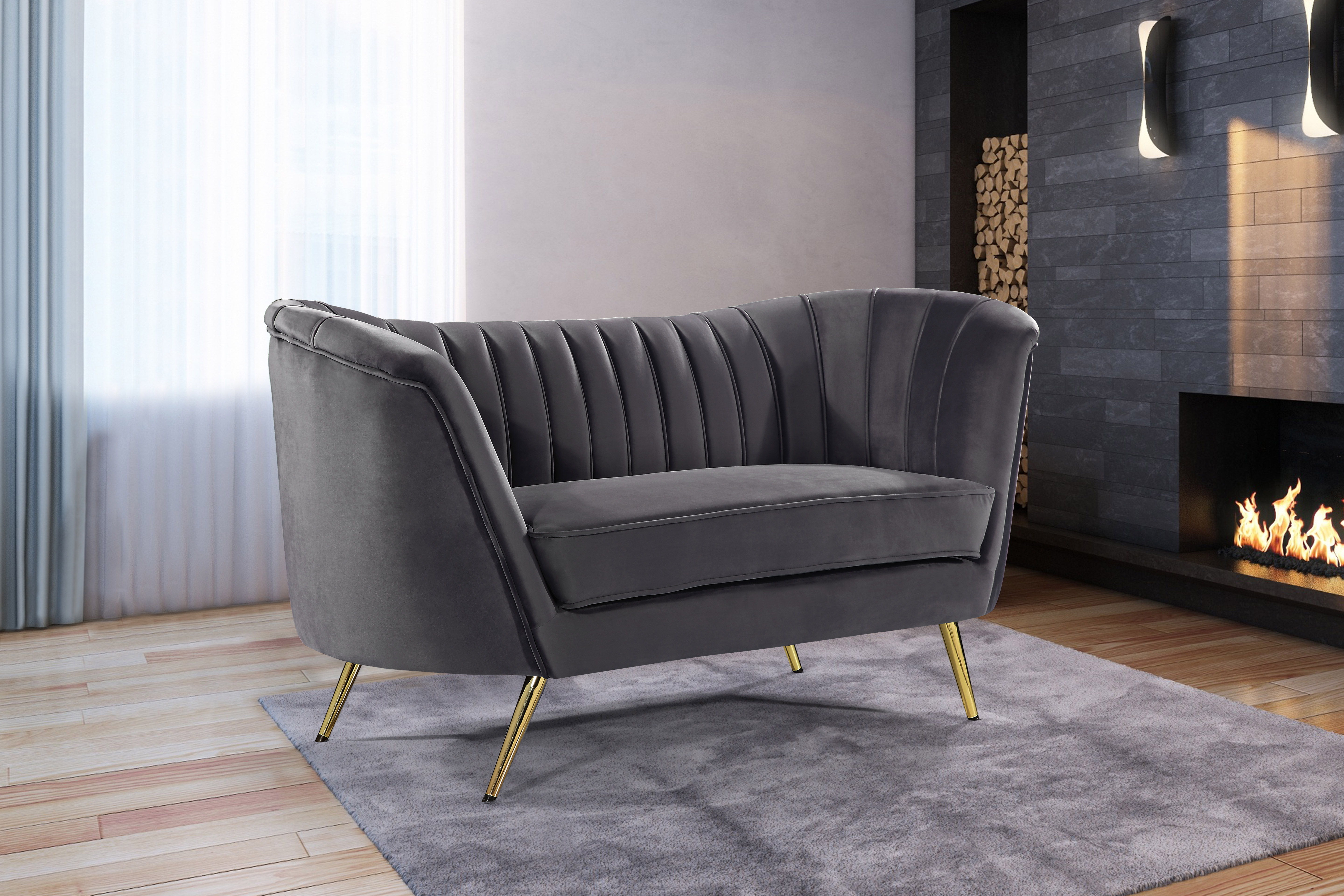 Margo - Loveseat - Gray