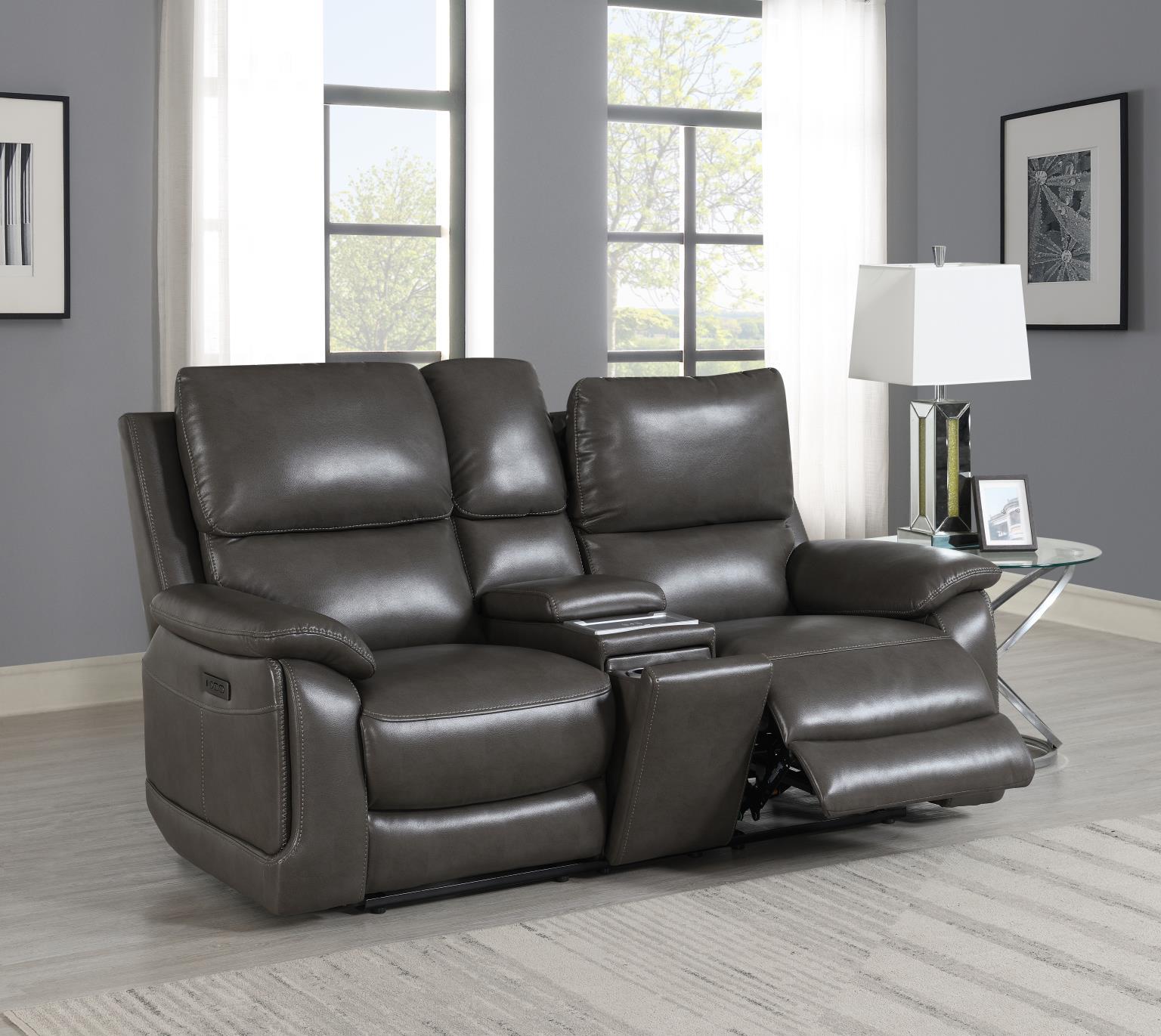 Reclining Loveseat (Gel Faux Leather)