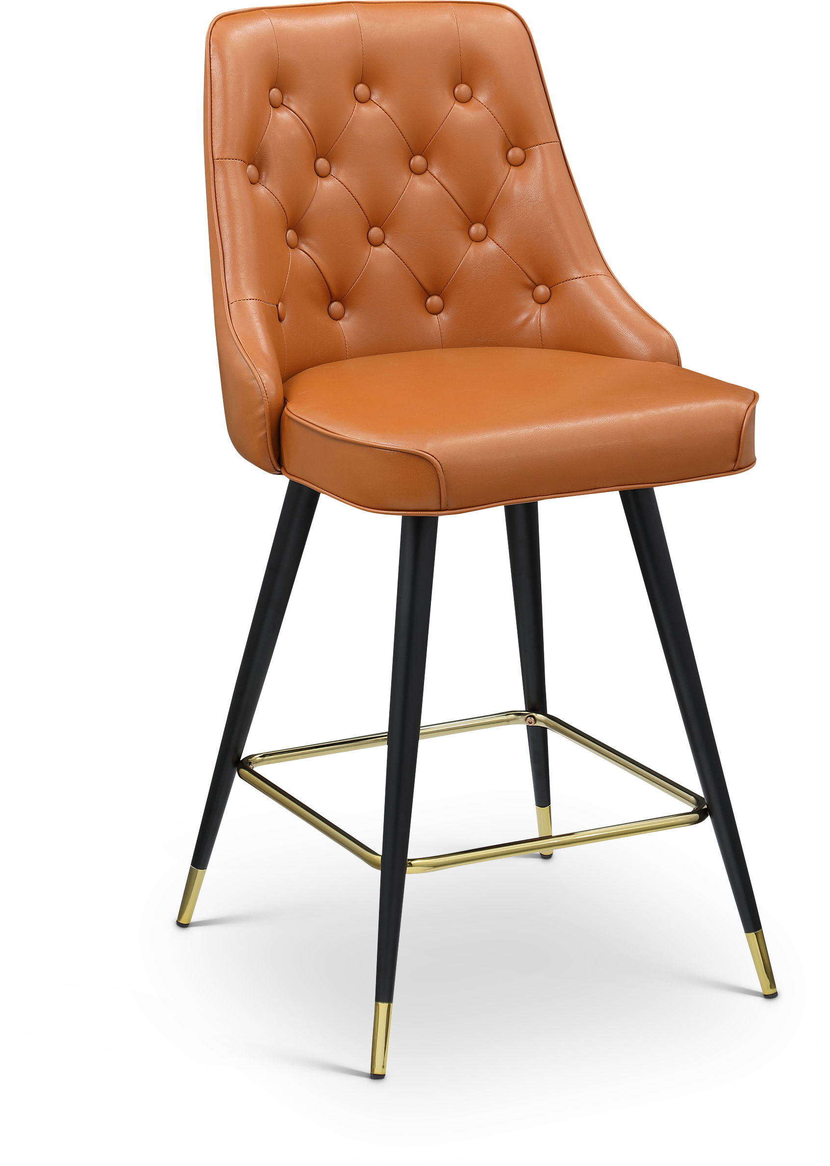 Portnoy - Counter Bar Stool (Set of 2) - Cognac