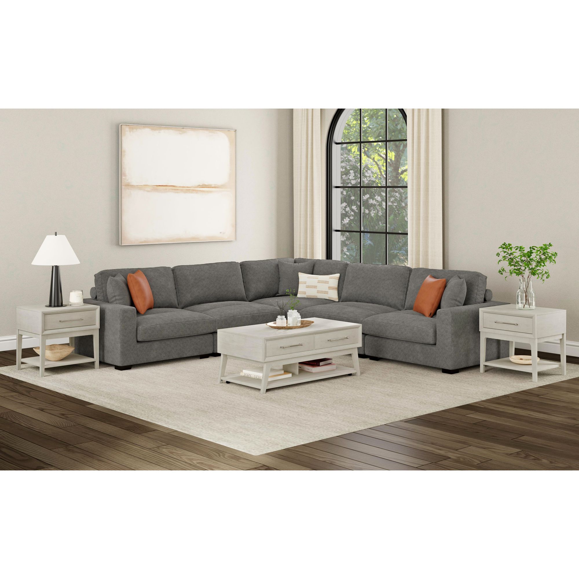 Westland - End Table - Almond