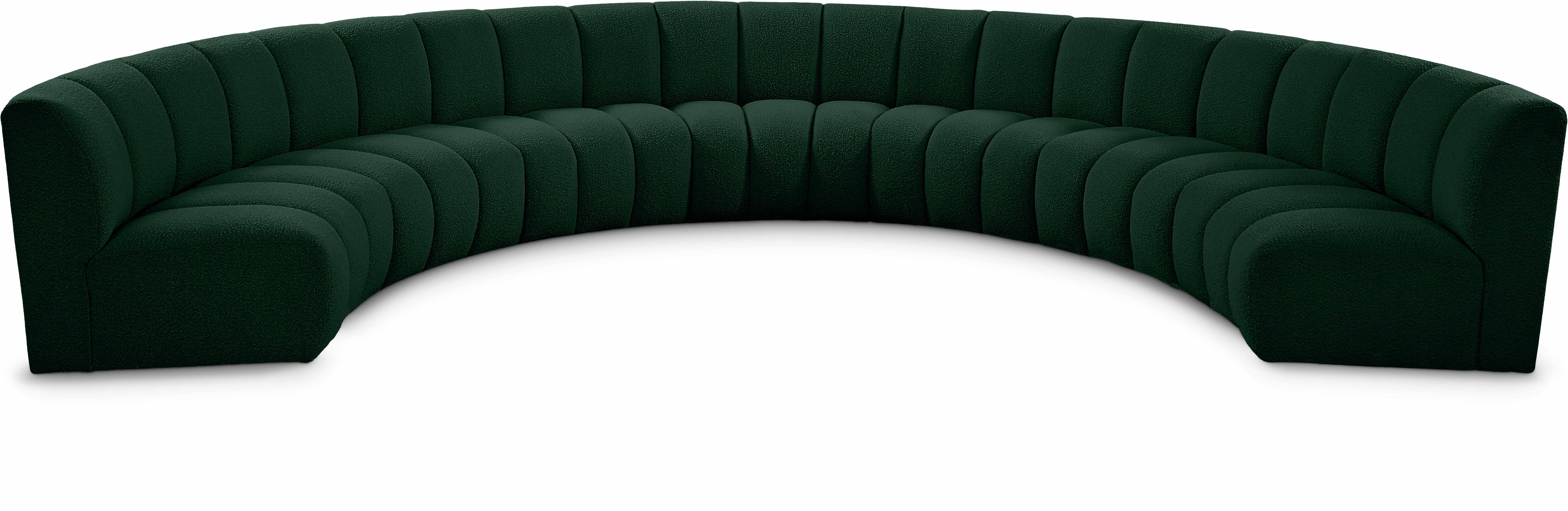 Infinity - 7 Piece Modular Sectional - Green