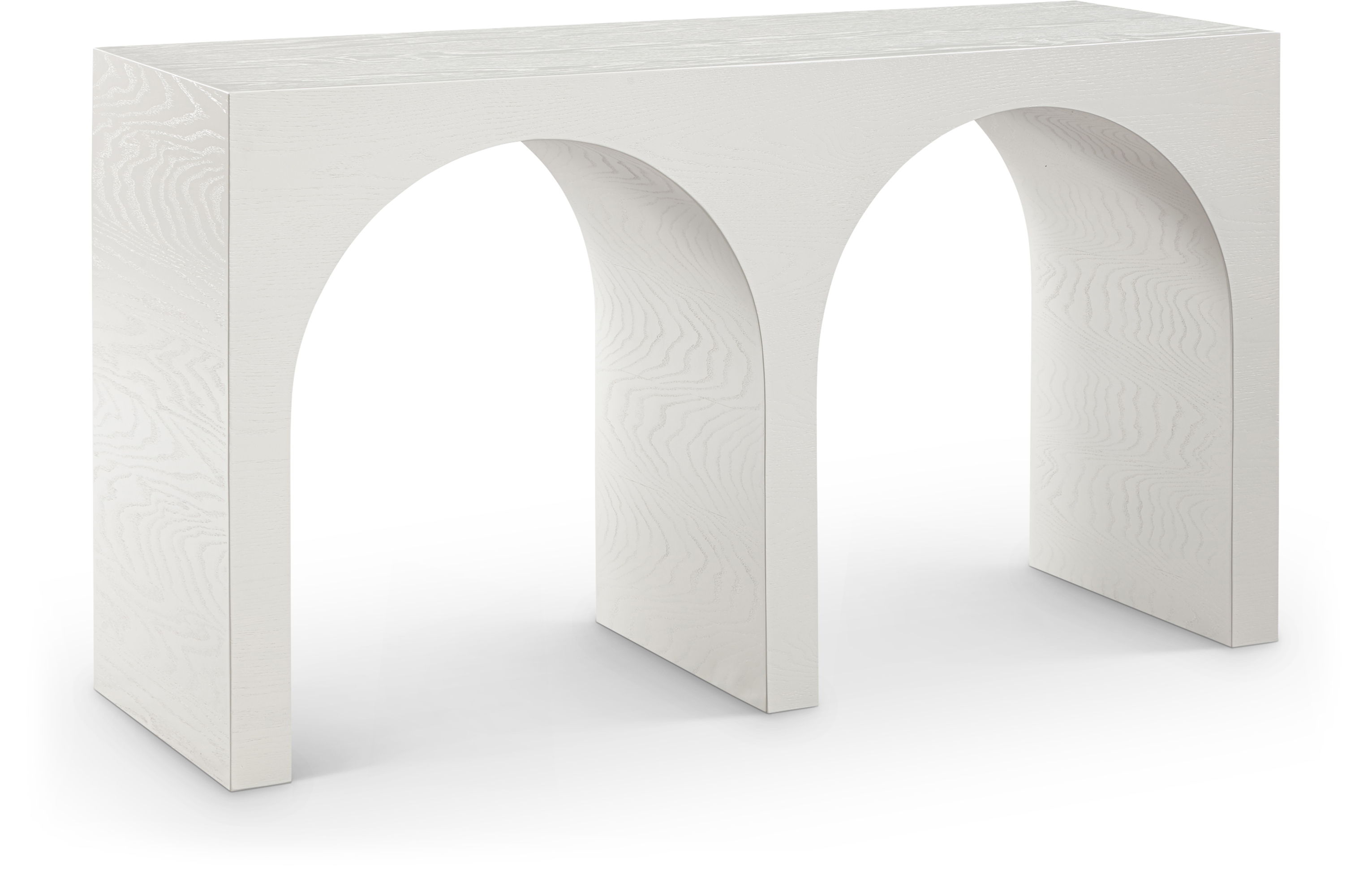 June - Console Table - Cream Oak - Wood