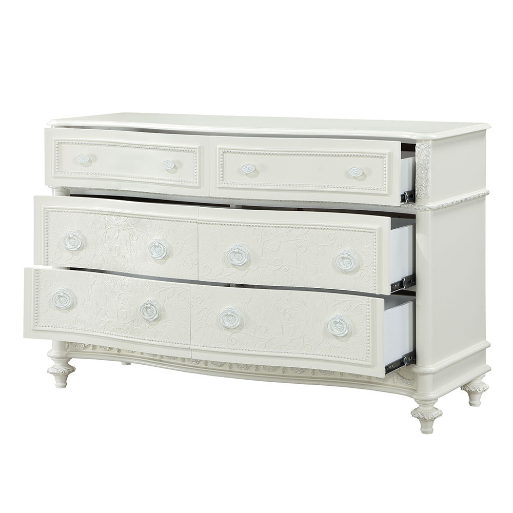 Dorothy - Dresser - Ivory, white, view 3