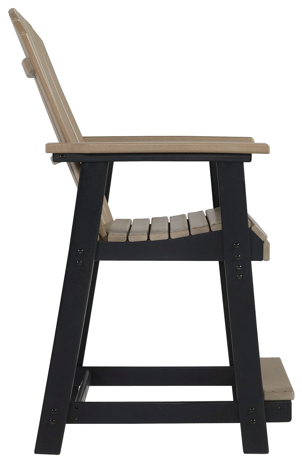 Ashley Furniture Fairen Trail - Barstool (Set of 2) - Black / Driftwood - Image 5