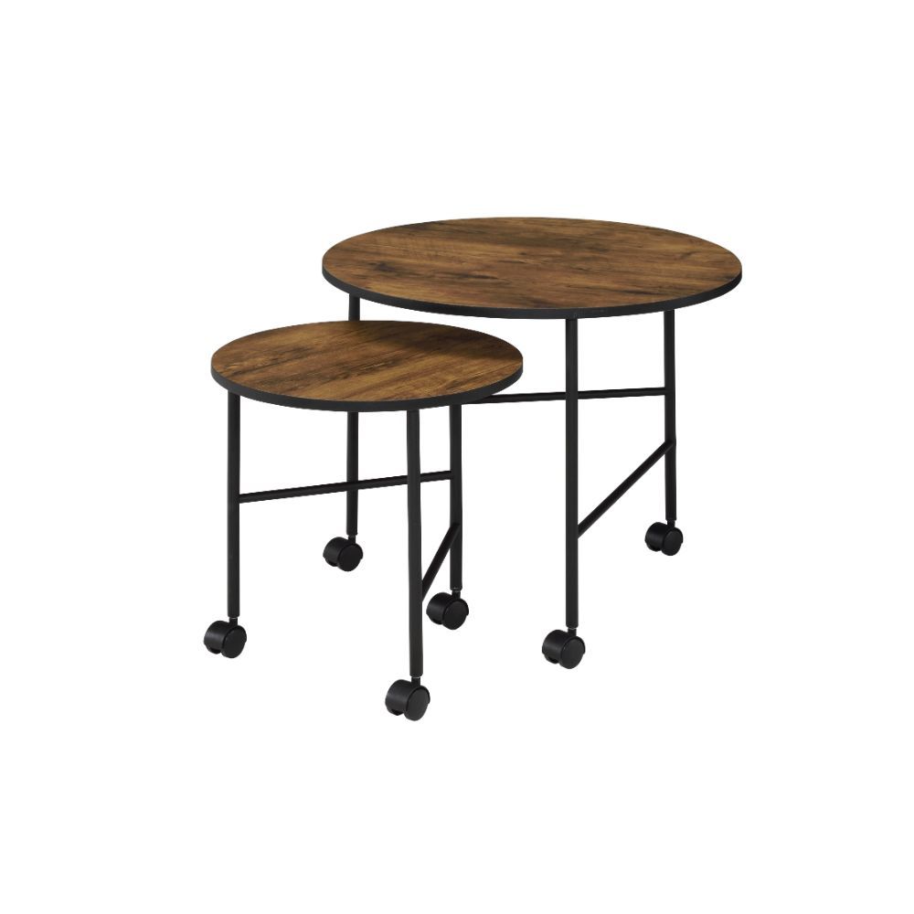Oblis - Nesting Table Set - Vintage Oak, light brown