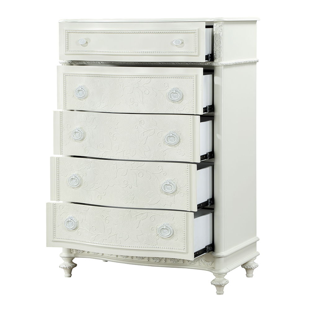 Dorothy - Chest - Ivory, white, view 3