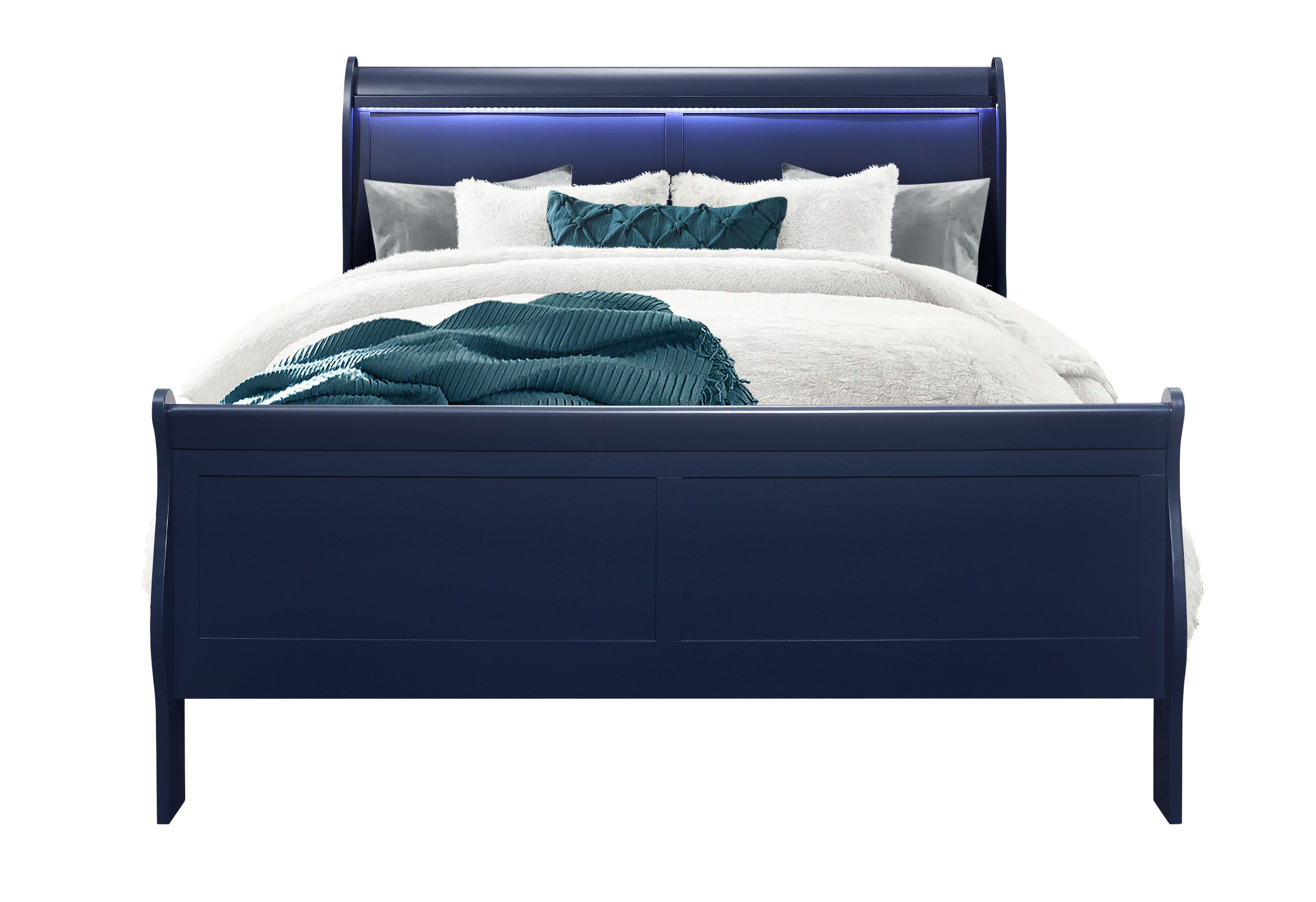 Queen Bed With LED