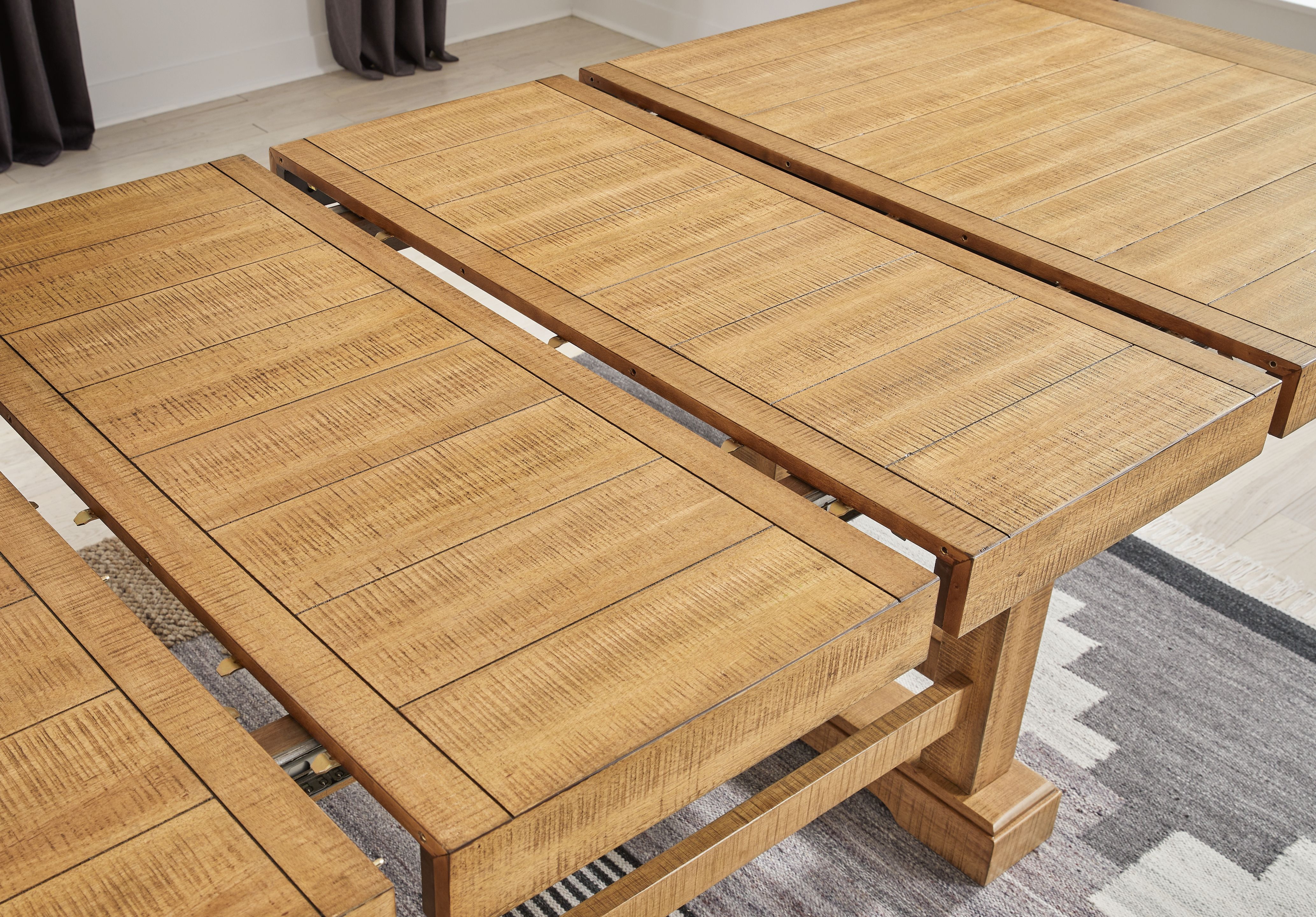 Ashley Furniture Havonplane - Rectangular Dining Room Counter Extension Table - Brown - Image 10