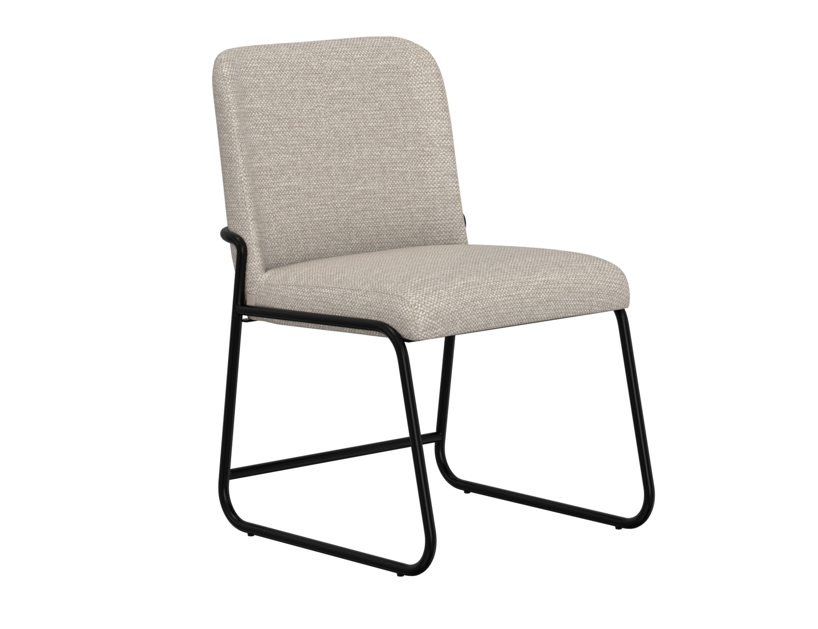 International Furniture Direct Comala - Upholstered Chair (Set of 2) - Oyster Beige