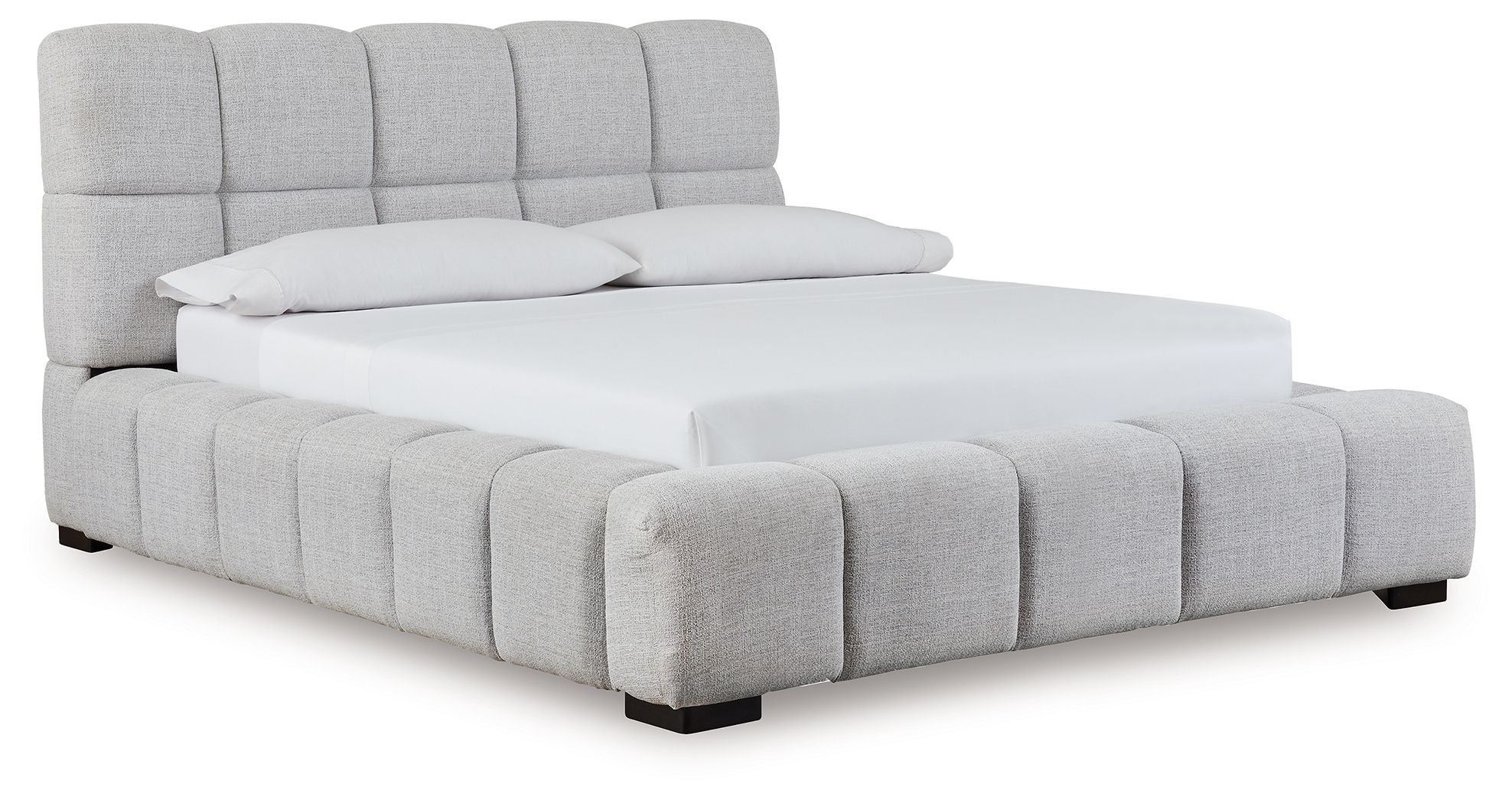 Grendusk - Queen Upholstered Bed - Light Gray