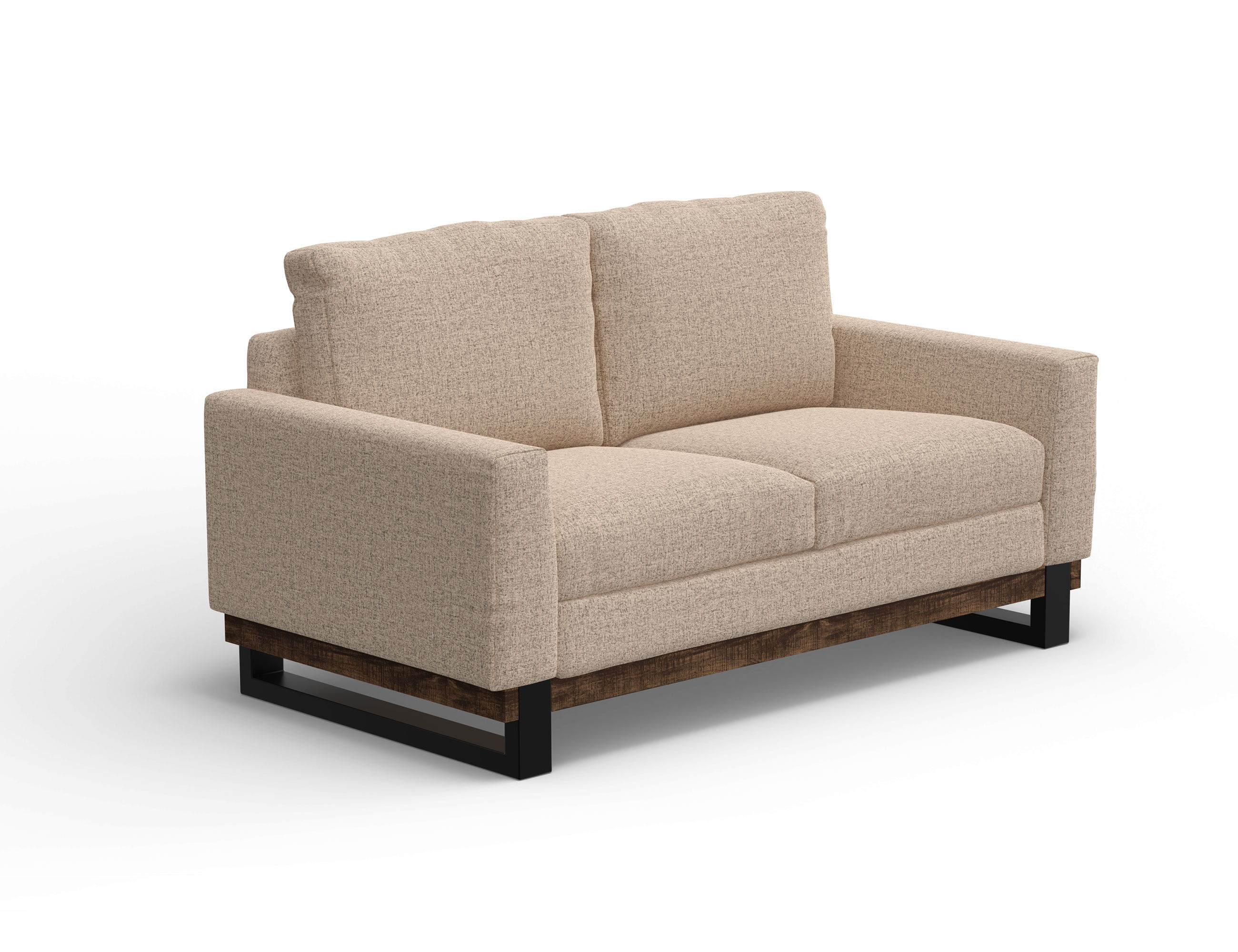 International Furniture Direct Blackburn - Loveseat - Capuccino Brown