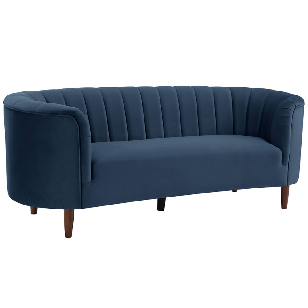 Millephri - Sofa - Blue Velvet, blue