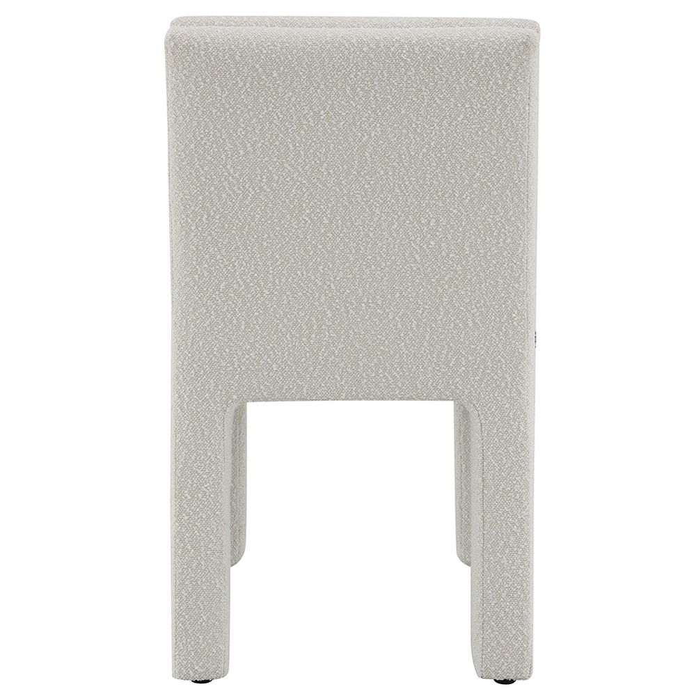 Hettie - Side Chair (Set of 2) - Beige Boucle, white, view 4
