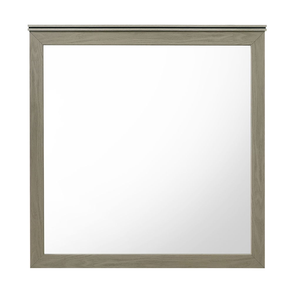 Joanna - Mirror - Weathered Gray, gray, view 2