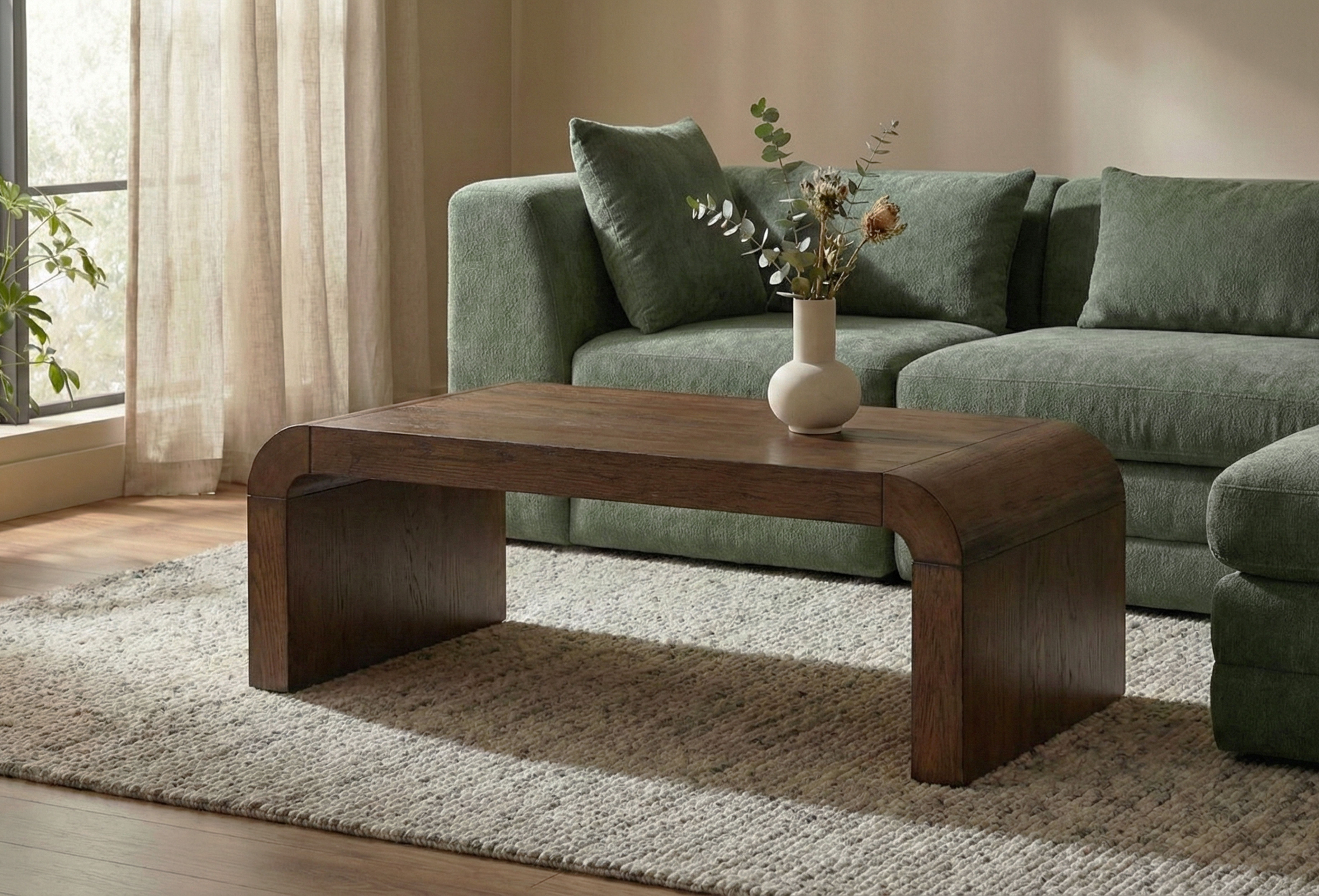 Toulon - Oak Veneer Coffee Table - Brown