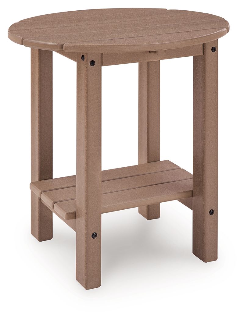 Grover Beach - Oval End Table - Driftwood