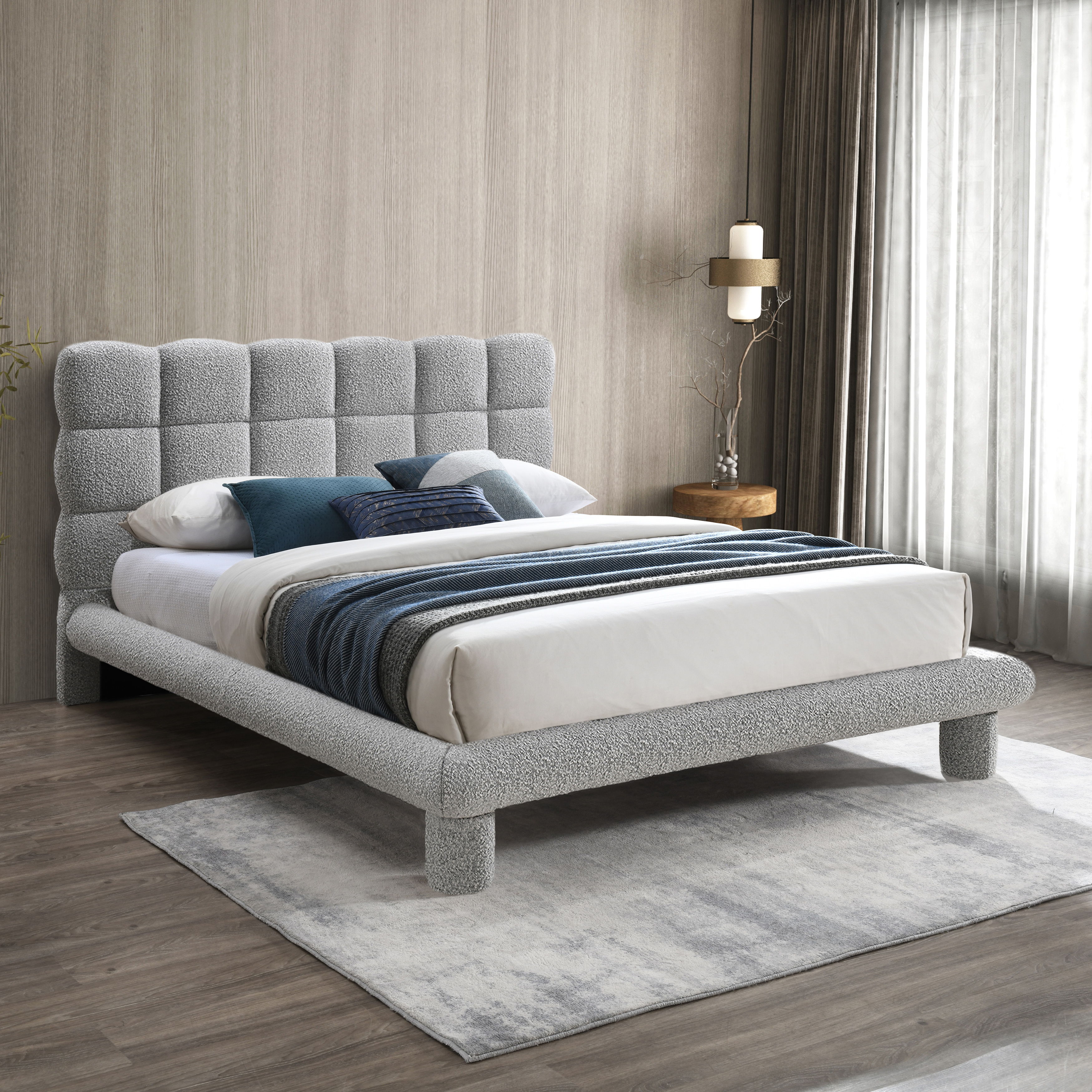 Deco - King Bed - Gray