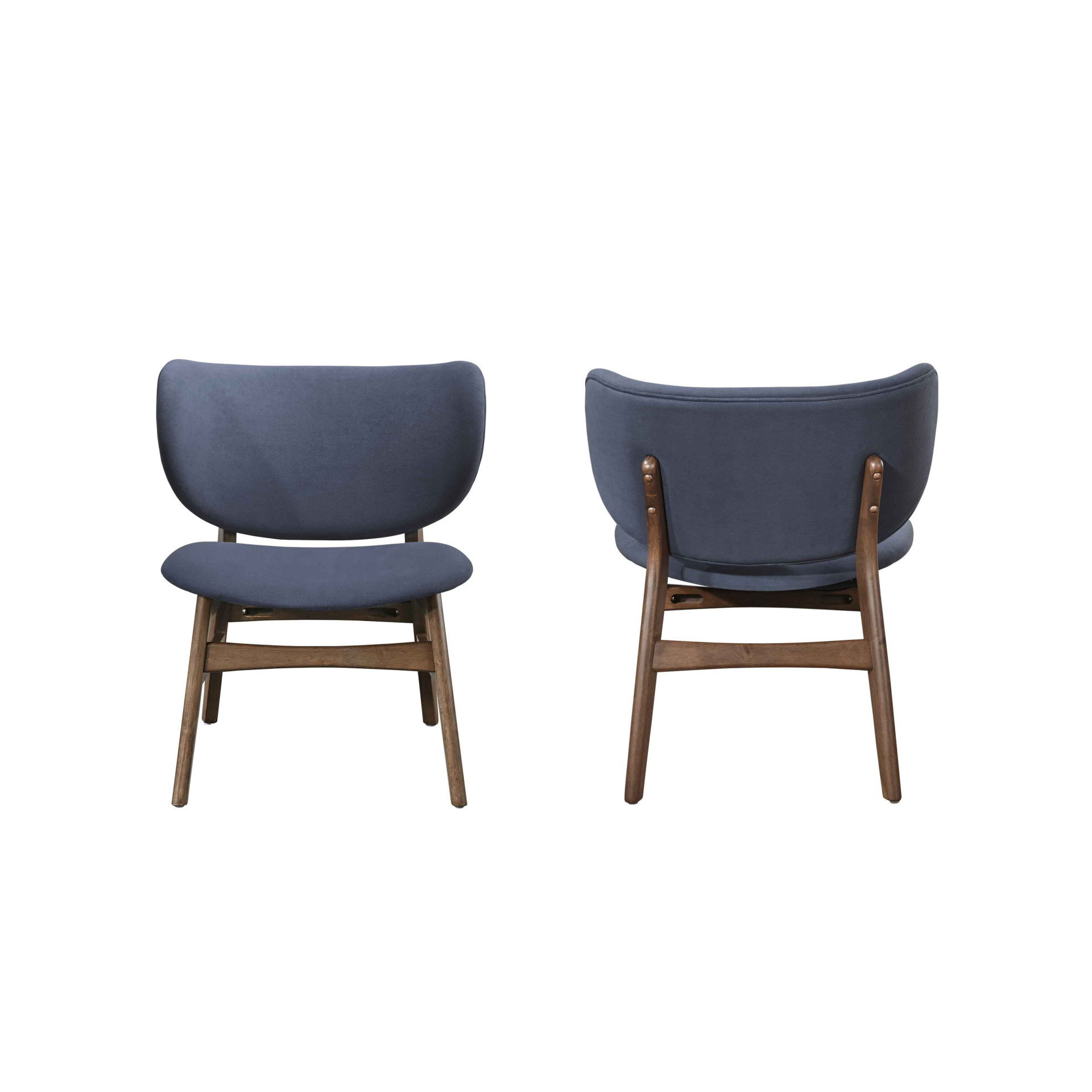 Adler - Upholstered Lounge Chair - Blue, blue, view 6
