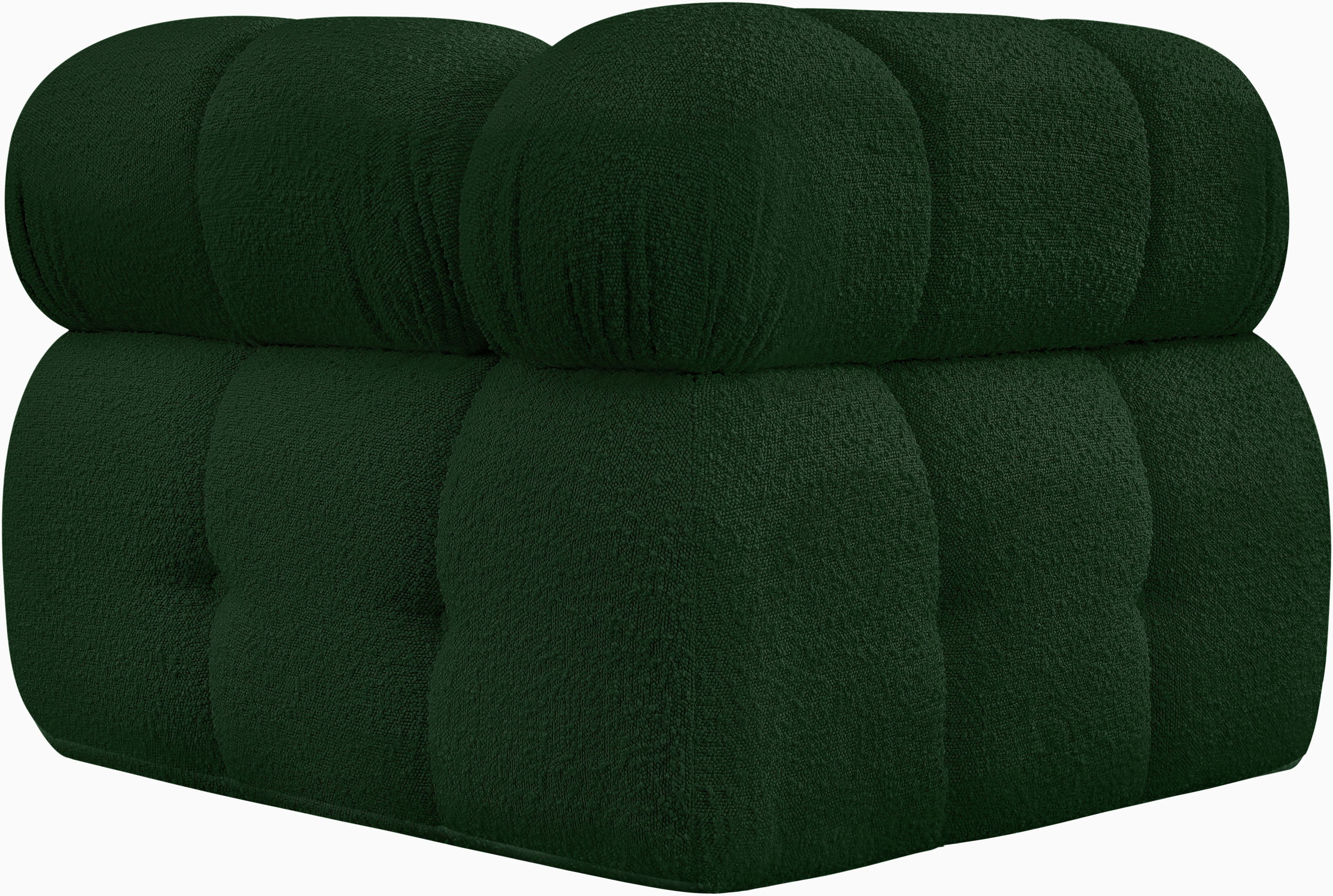 Ames - Corner Chair - Green