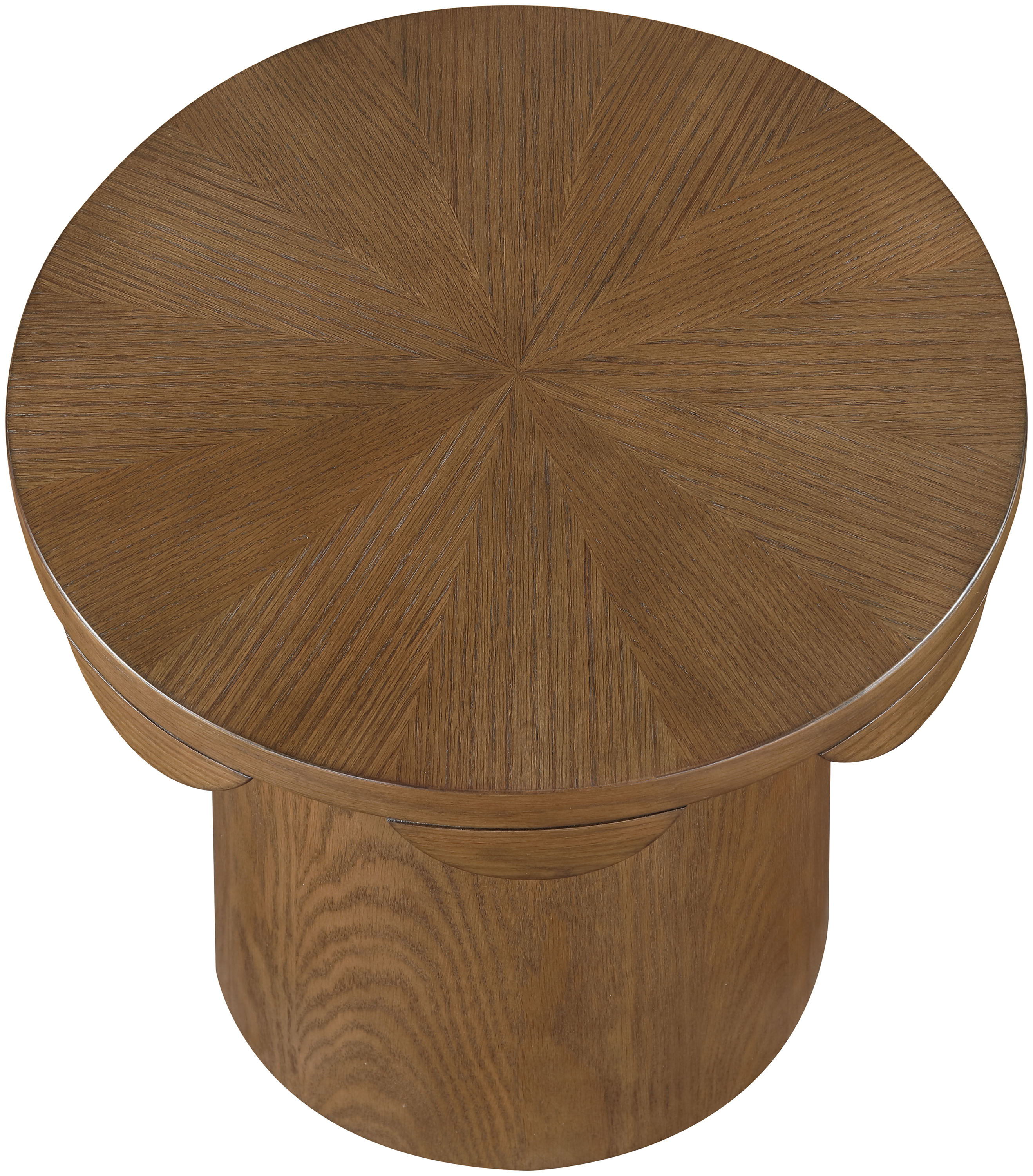Dahlia - Oak Veneer End Table - Brown