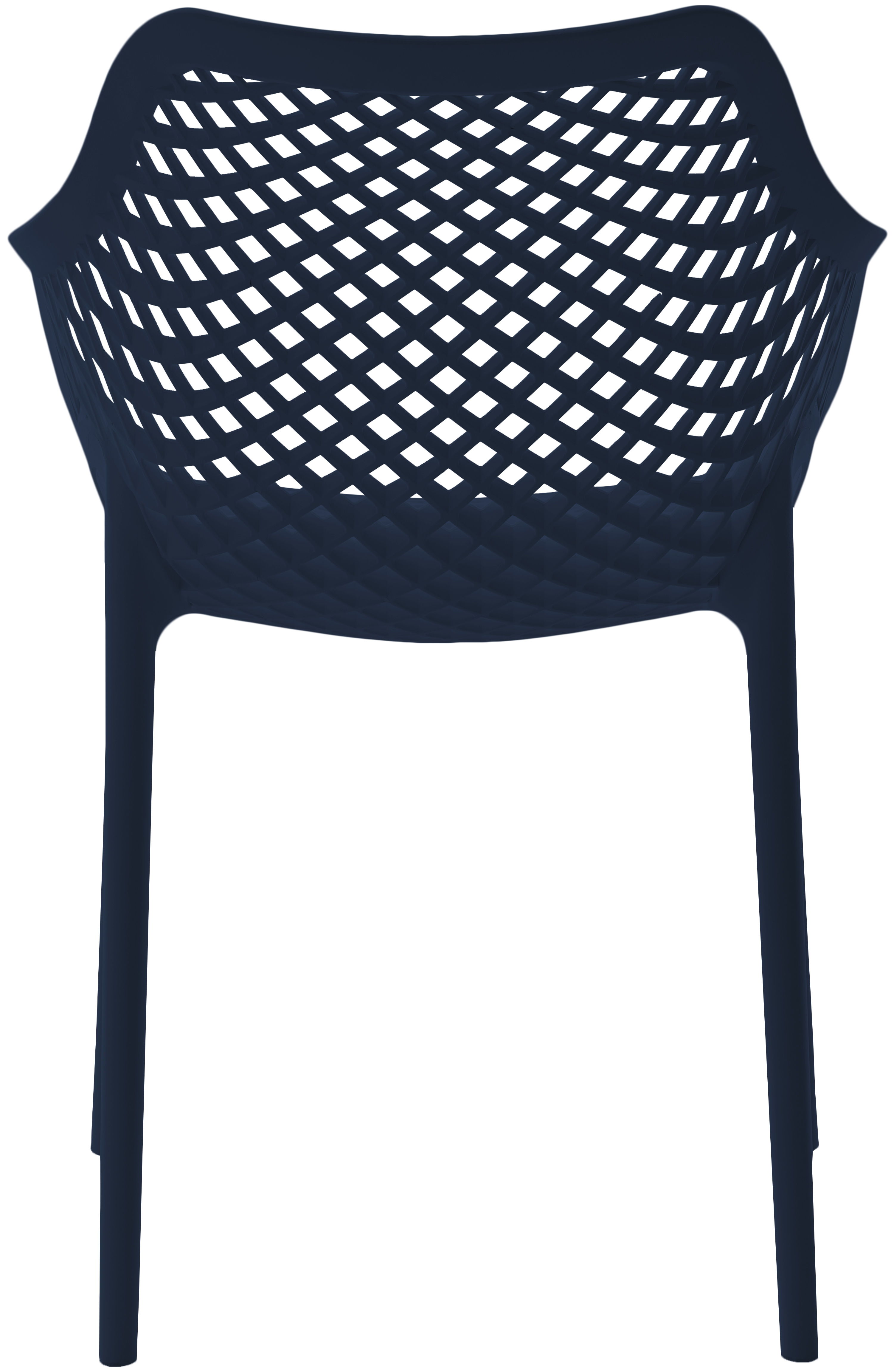 Mykonos - Outdoor Patio Dining Chair (Set of 4) - Navy