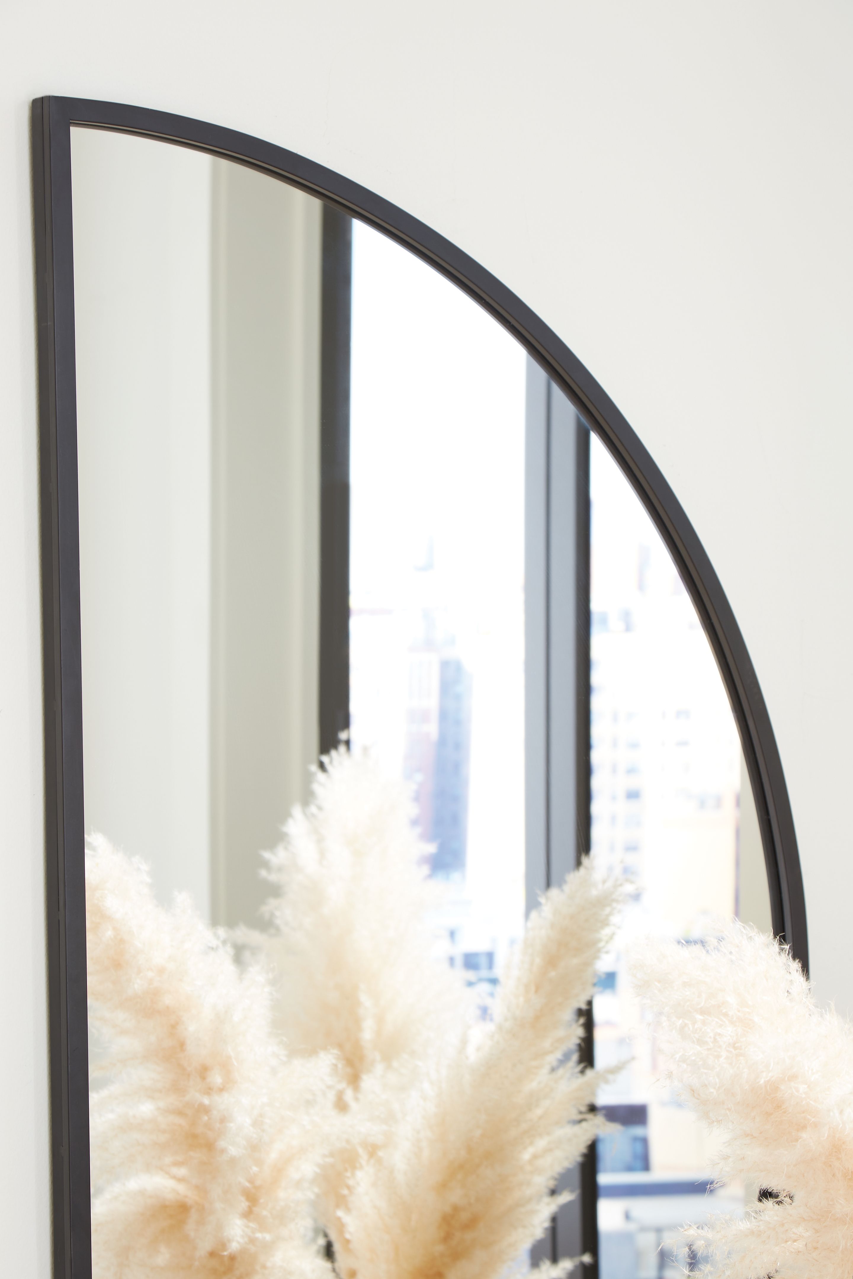 Denlow - Accent Mirror - Black, black, view 7
